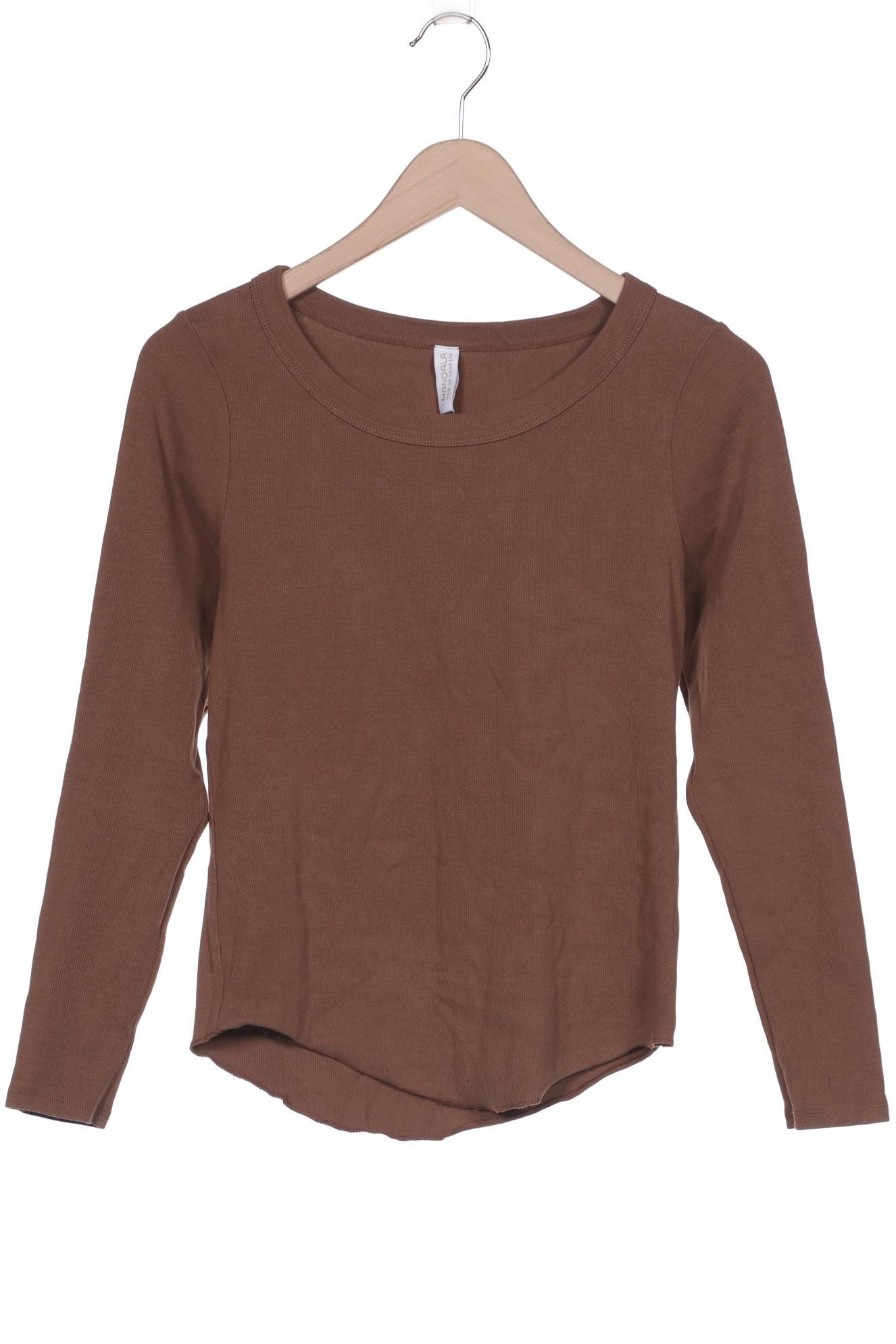 

Mandala Damen Langarmshirt, braun, Gr. 42
