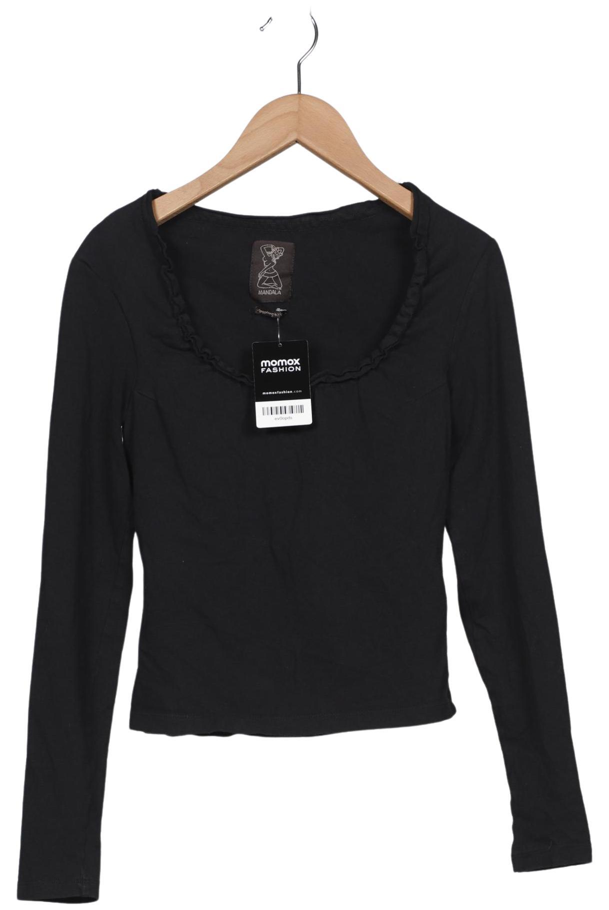 

Mandala Damen Langarmshirt, schwarz, Gr. 36