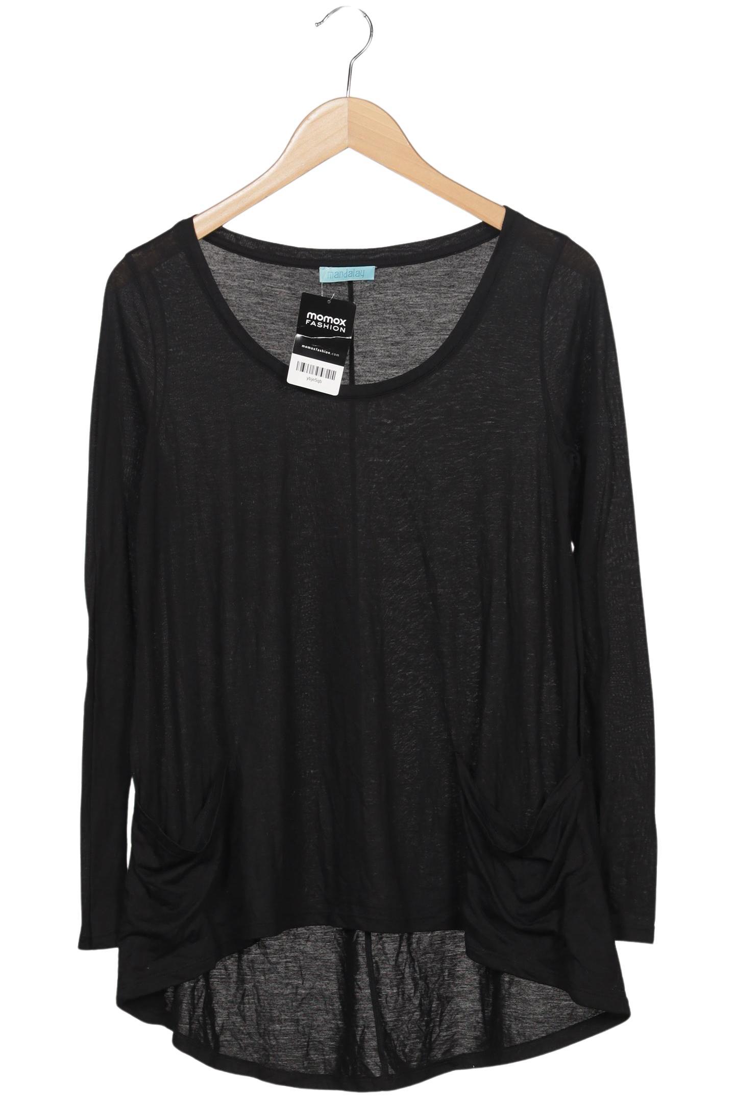 

Mandala Damen Langarmshirt, schwarz, Gr. 38