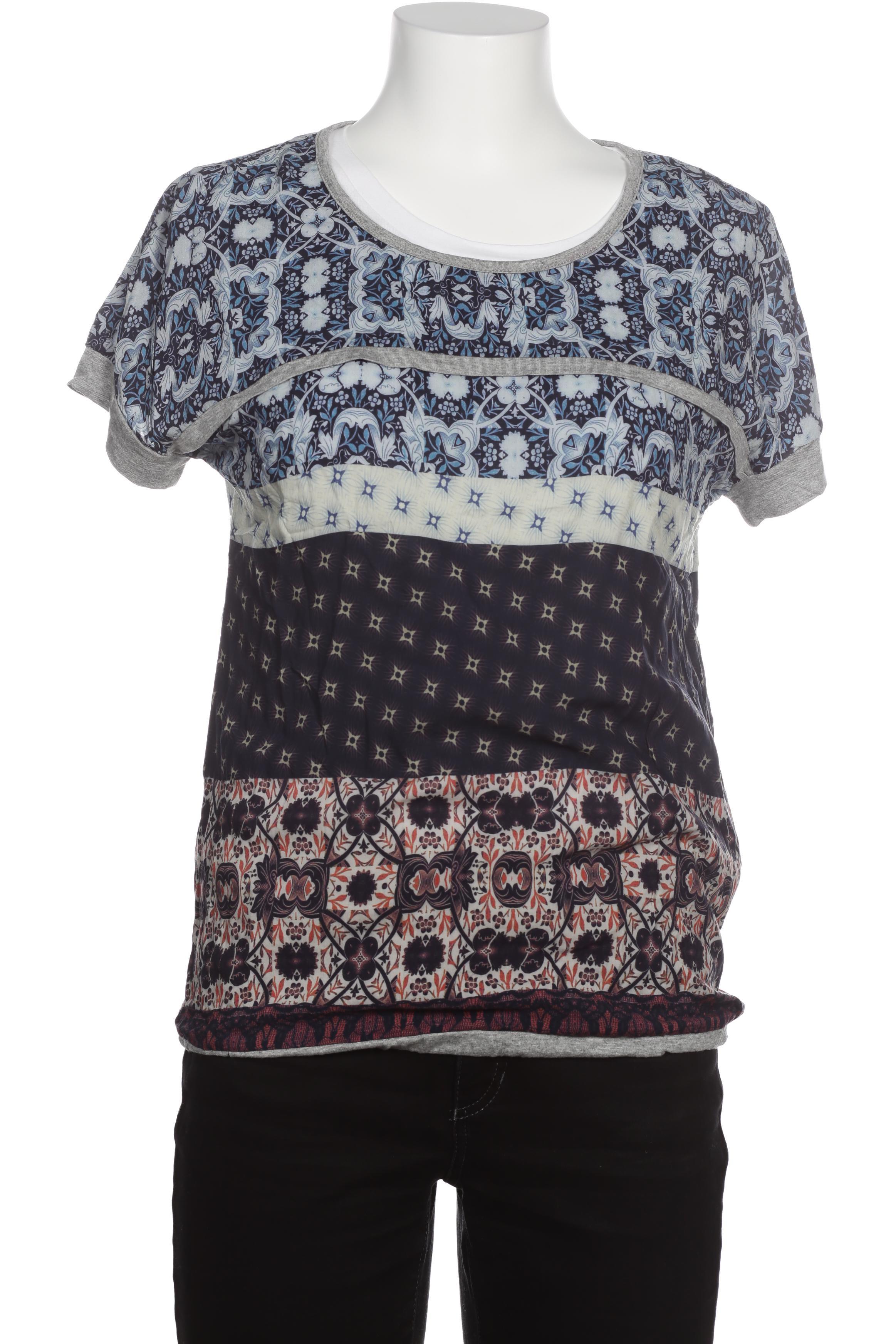 

Mandarin Damen Bluse, blau, Gr. 36
