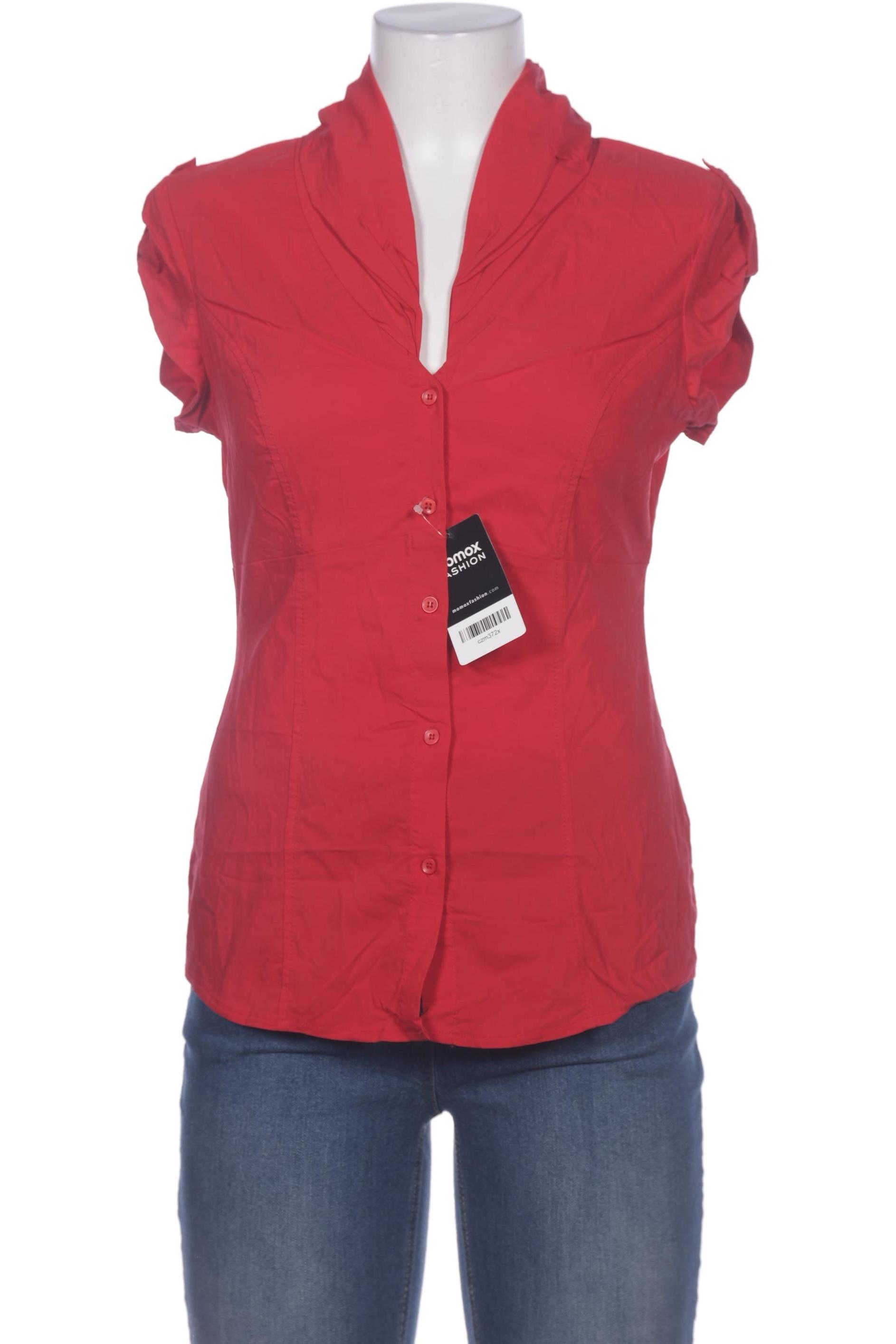 

Mandarin Damen Bluse, rot, Gr. 38