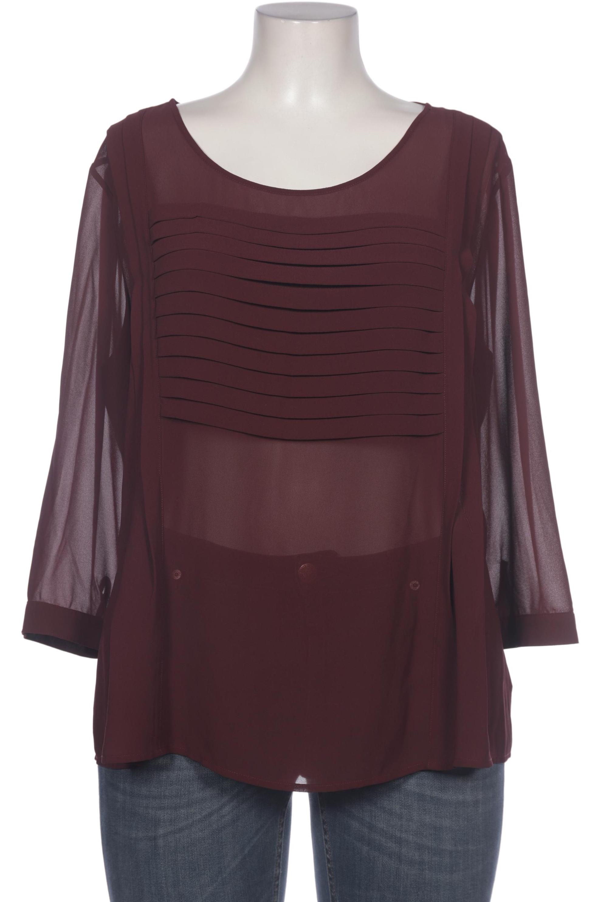 

Mandarin Damen Bluse, bordeaux, Gr. 46