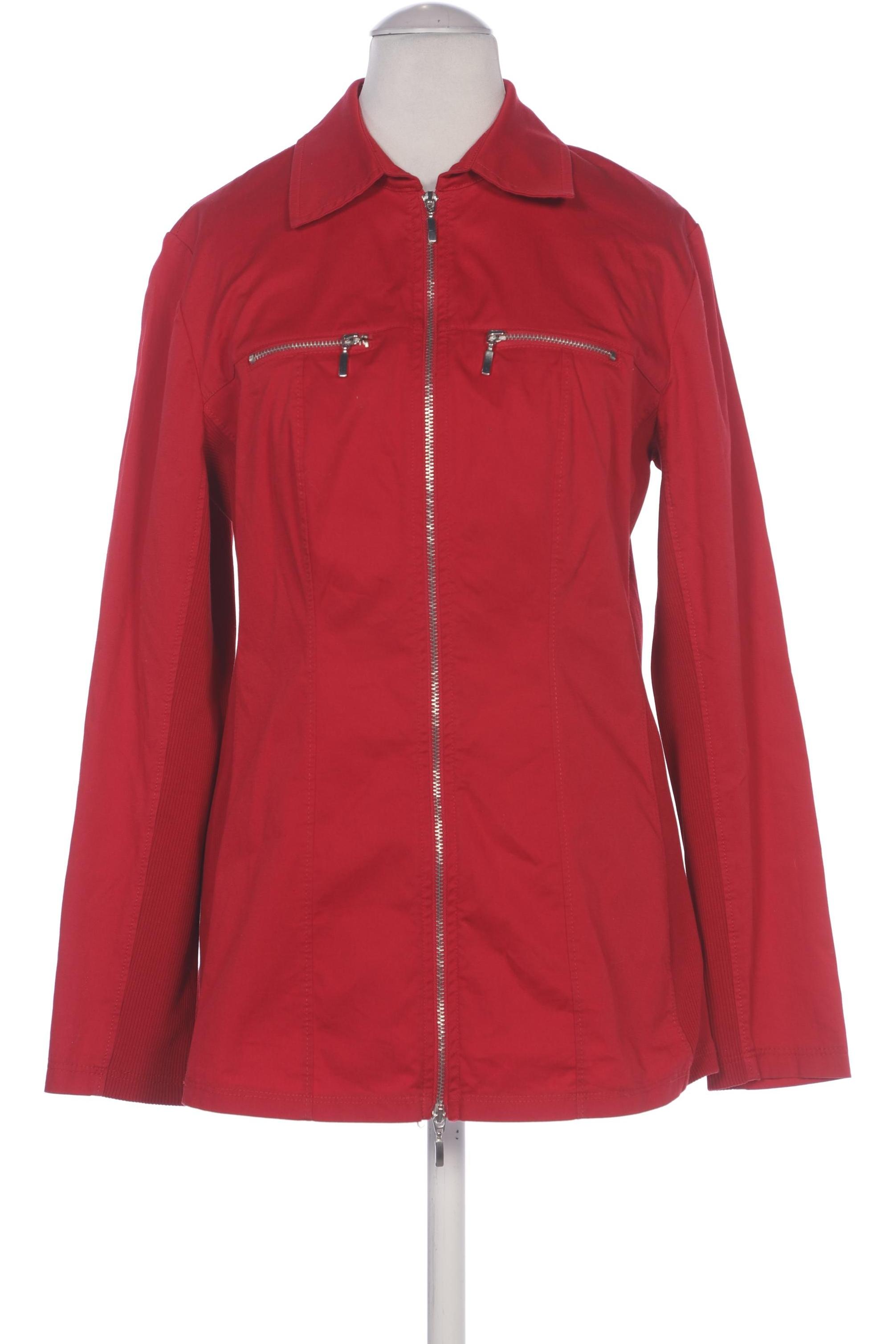 

Mandarin Damen Bluse, rot, Gr. 36