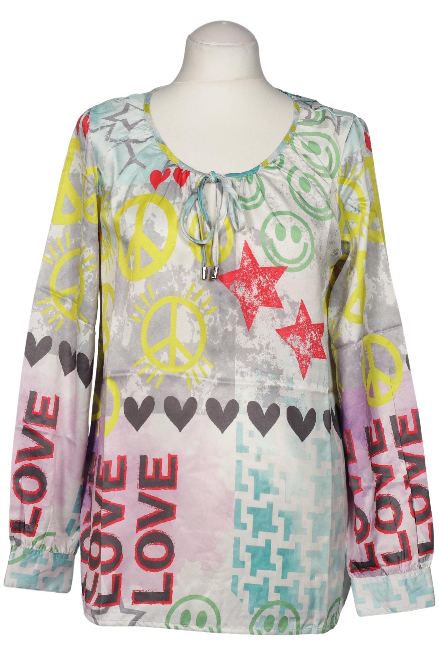 

Mandarin Damen Bluse, mehrfarbig, Gr. 36