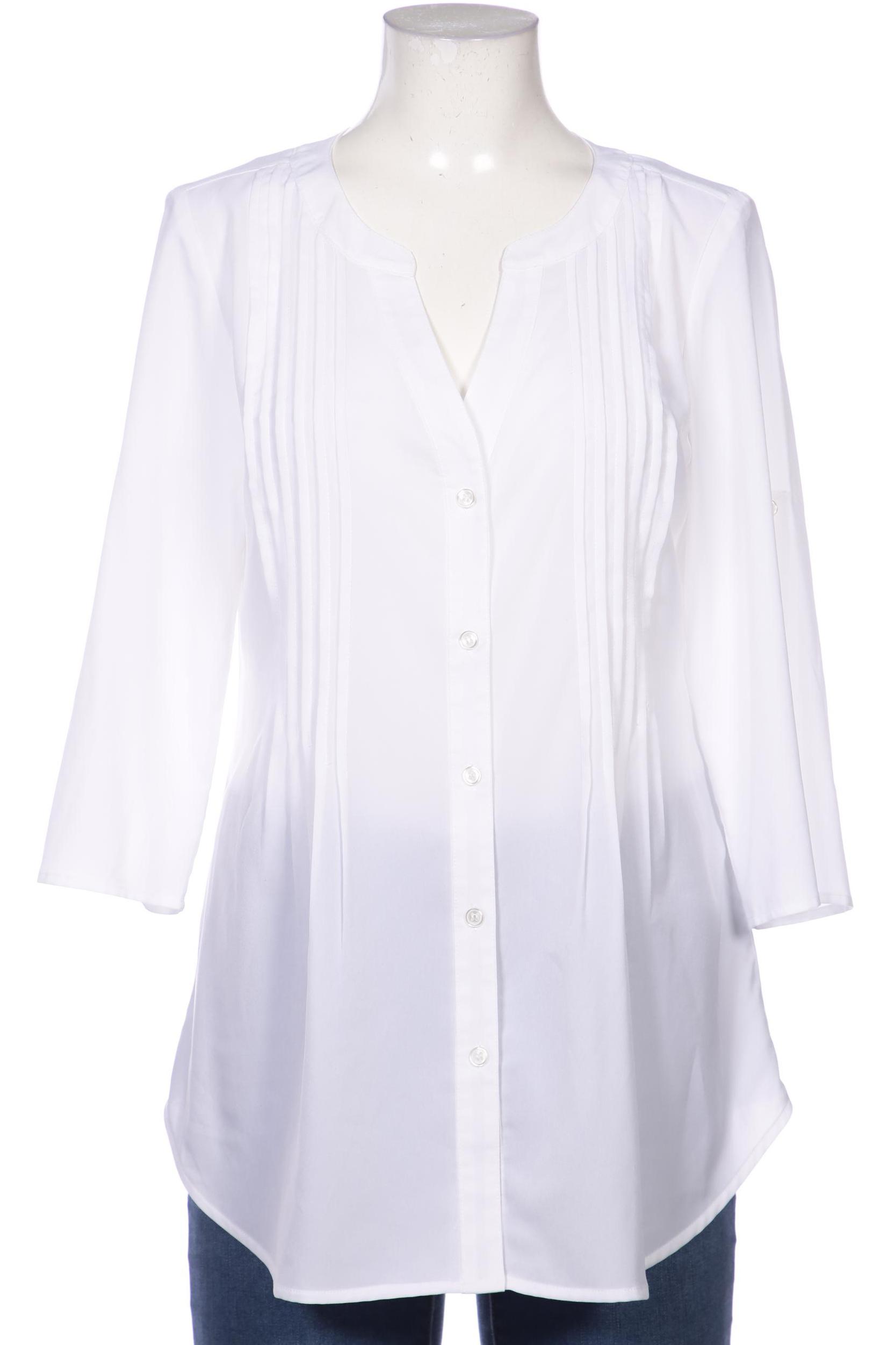 

Mandarin Damen Bluse, weiß, Gr. 38