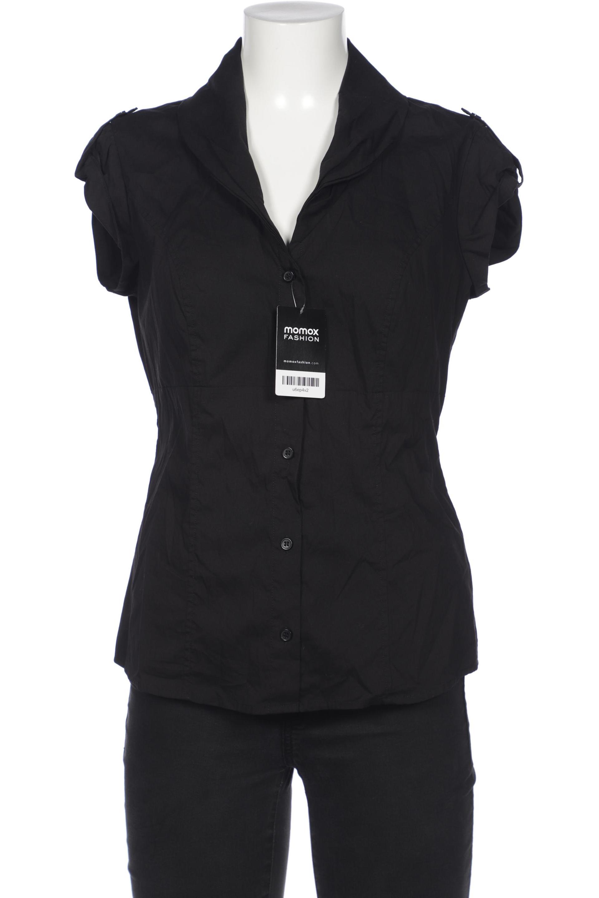 

Mandarin Damen Bluse, schwarz