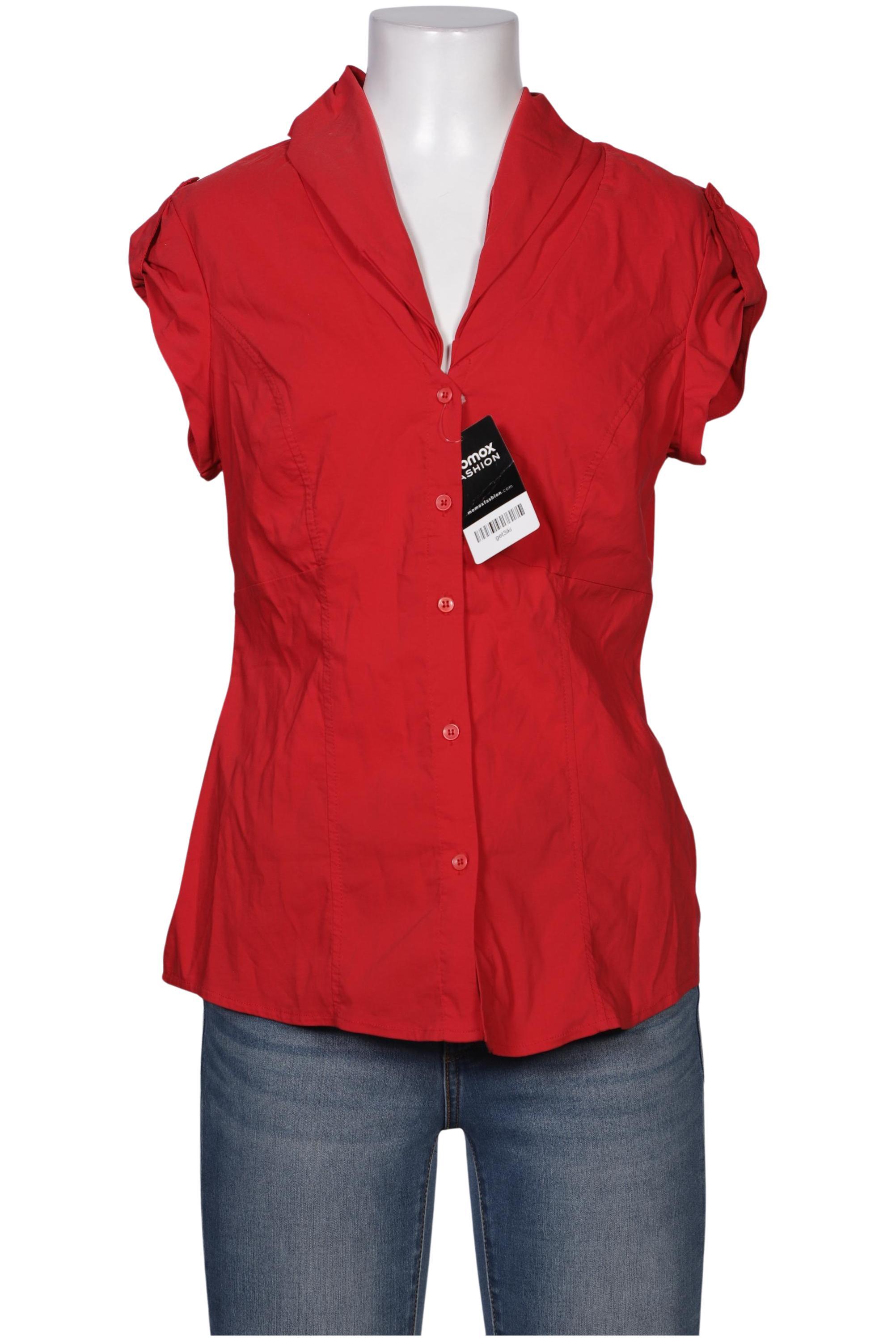 

Mandarin Damen Bluse, rot, Gr. 40
