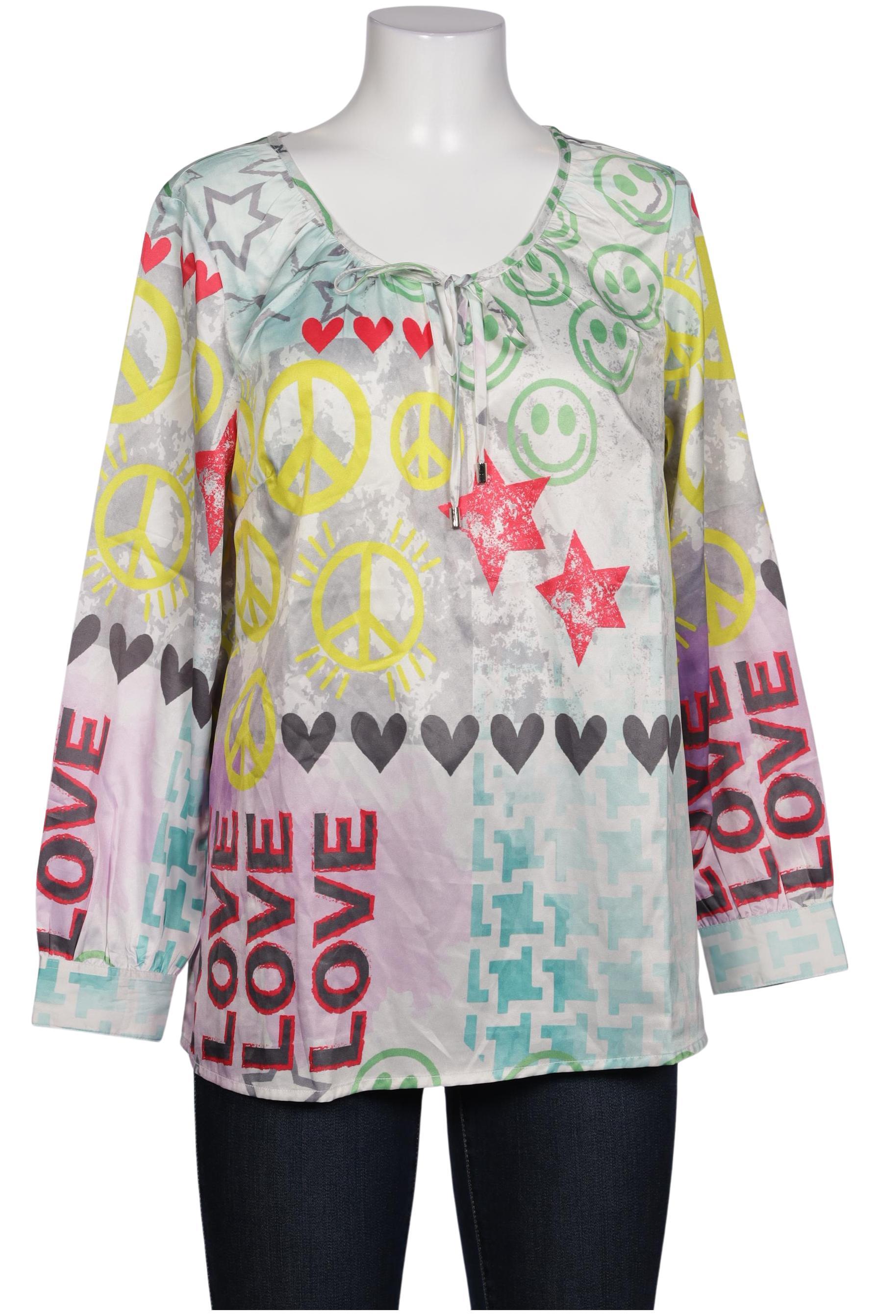 

Mandarin Damen Bluse, mehrfarbig, Gr. 42
