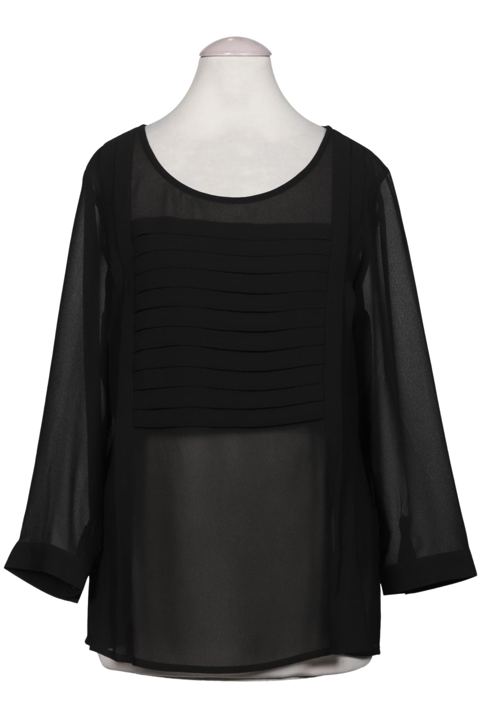 

Mandarin Damen Bluse, schwarz, Gr. 38