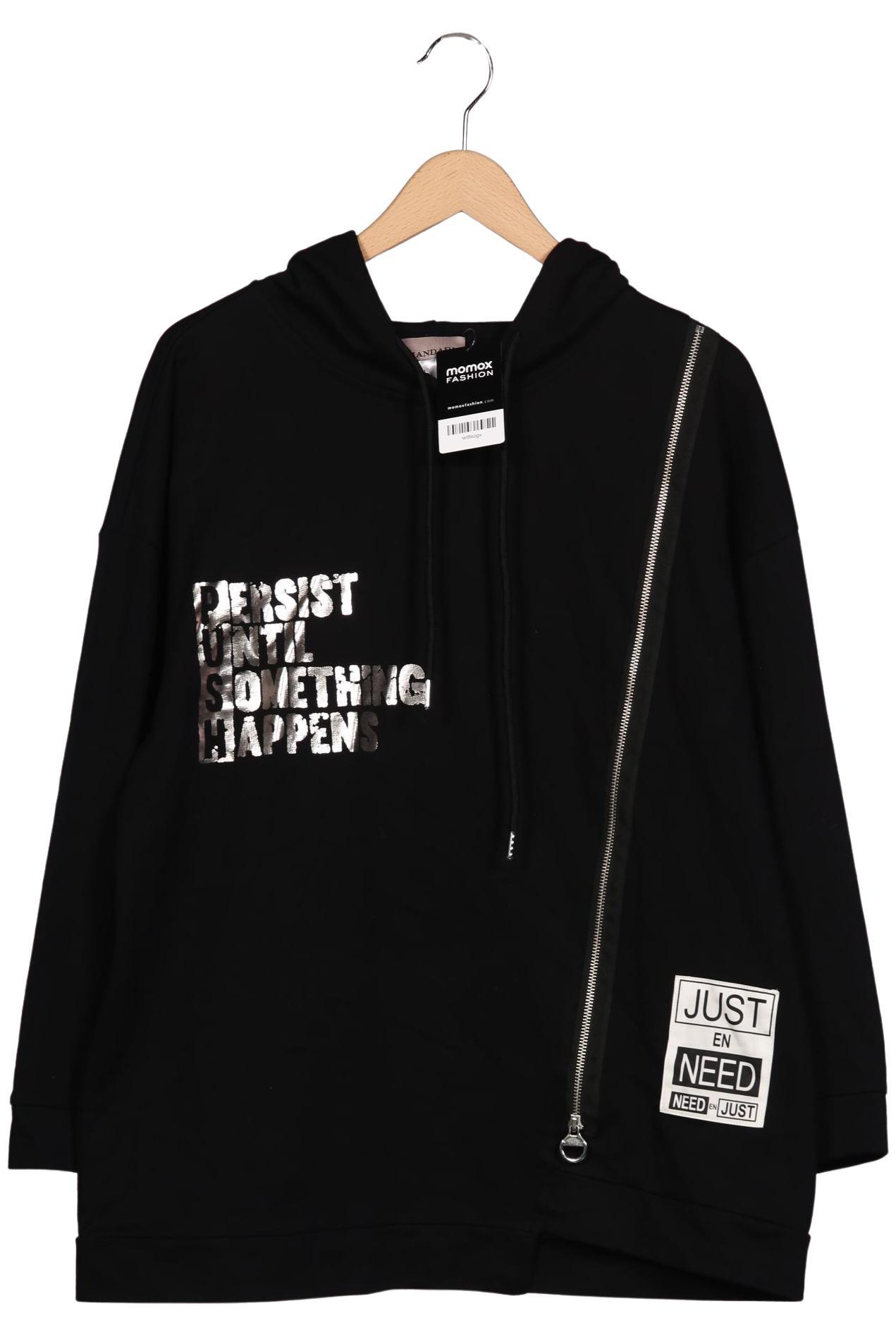 

Mandarin Damen Kapuzenpullover, schwarz, Gr. 40