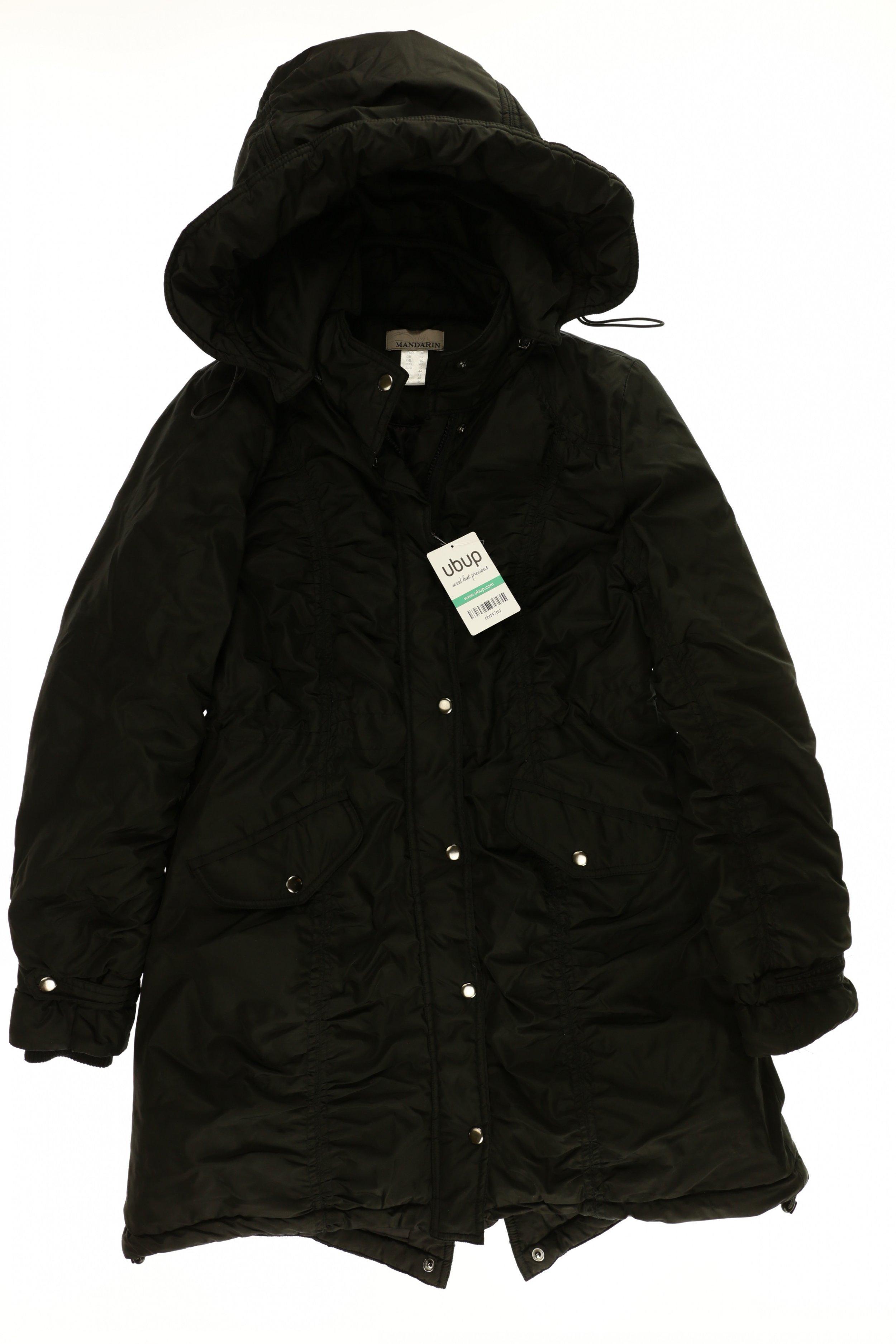 

Mandarin Damen Mantel, schwarz, Gr. 38