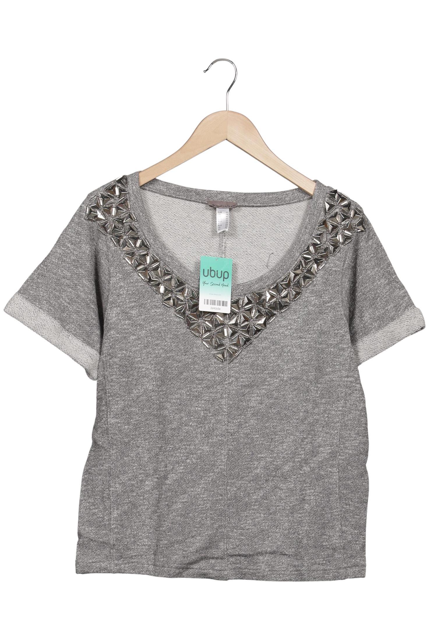 

Mandarin Damen Pullover, grau, Gr. 40