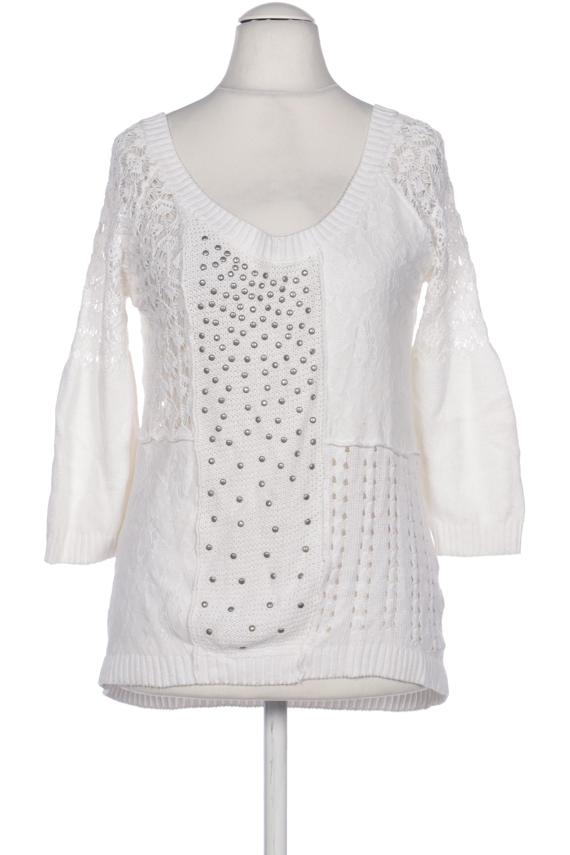 

Mandarin Damen Pullover, weiß, Gr. 38