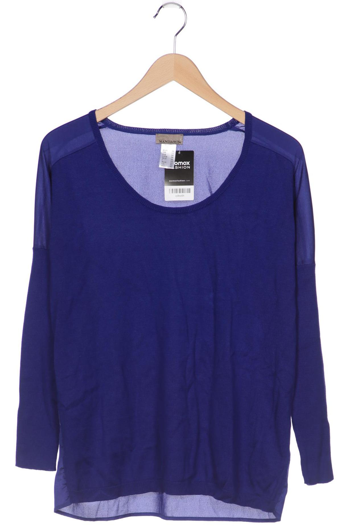 

Mandarin Damen Pullover, blau, Gr. 36