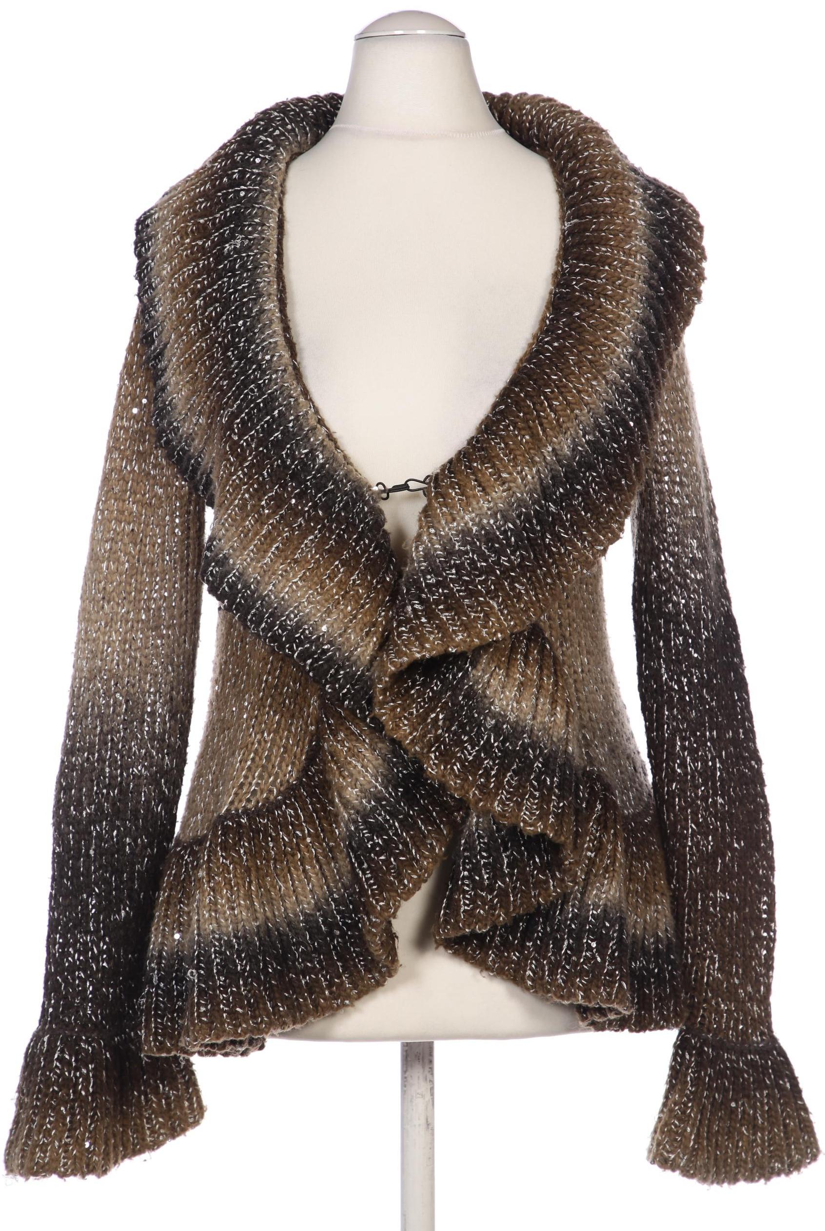 

Mandarin Damen Strickjacke, braun, Gr. 36