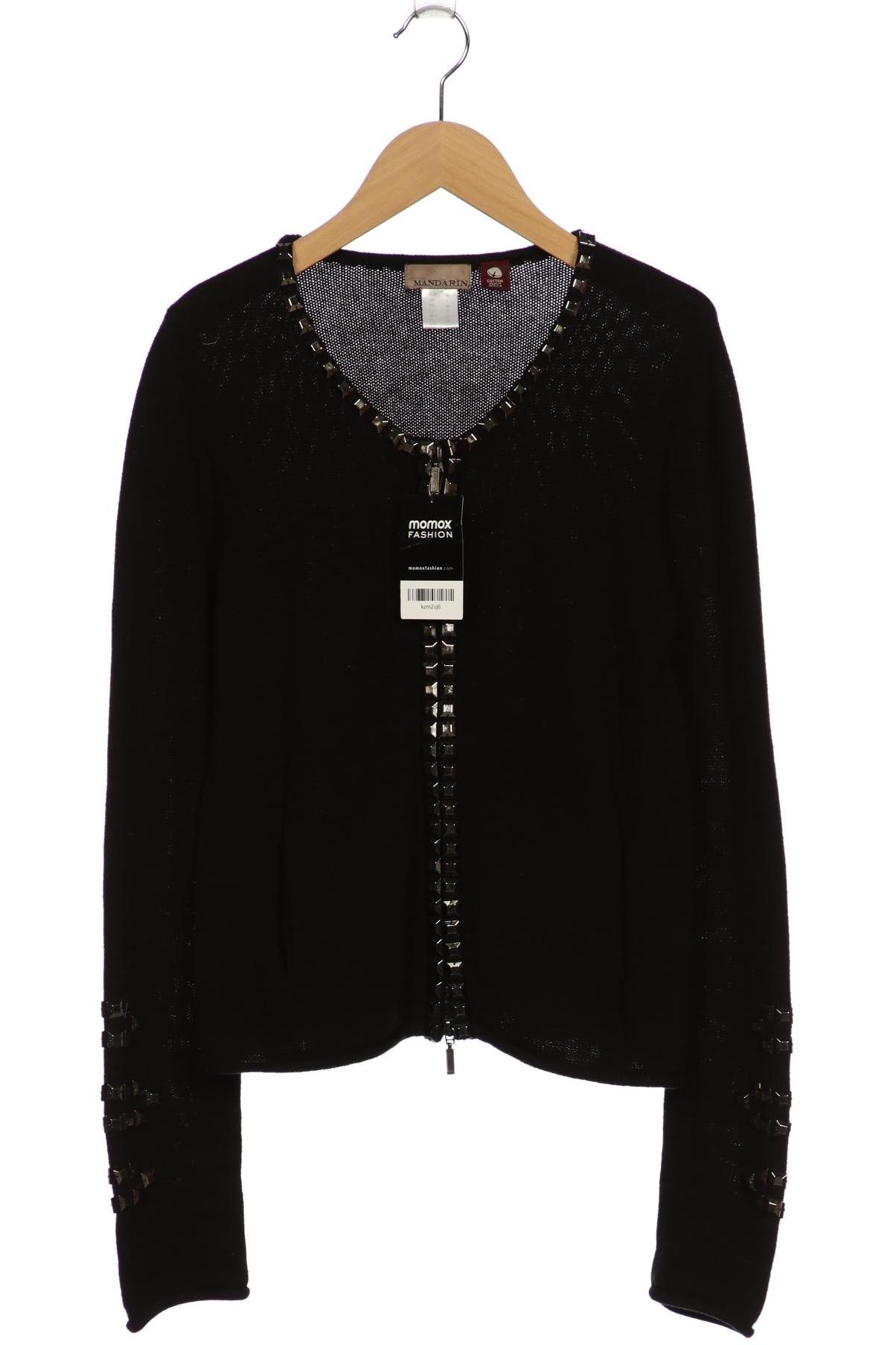 

Mandarin Damen Strickjacke, schwarz, Gr. 34