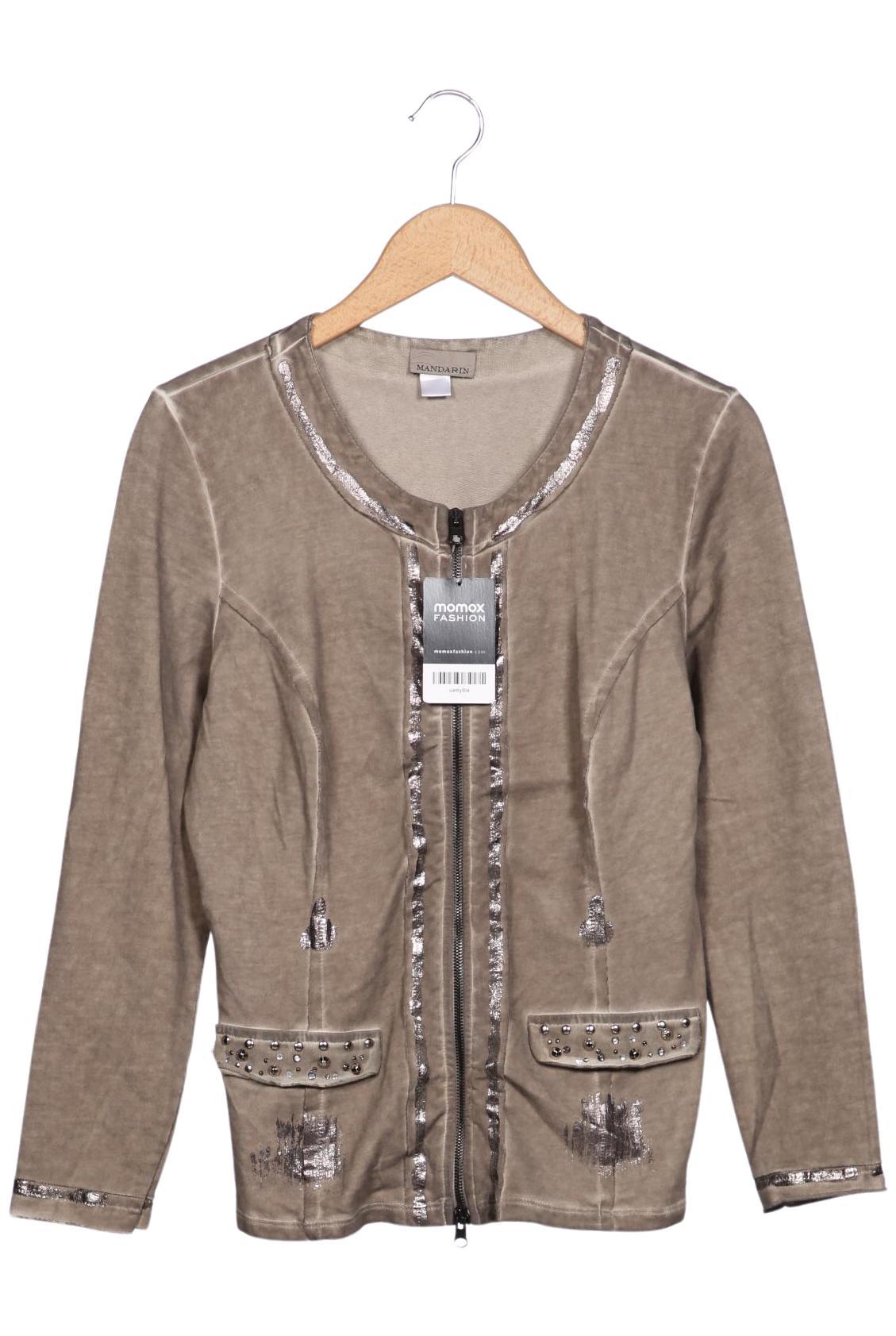 

Mandarin Damen Strickjacke, beige, Gr. 38