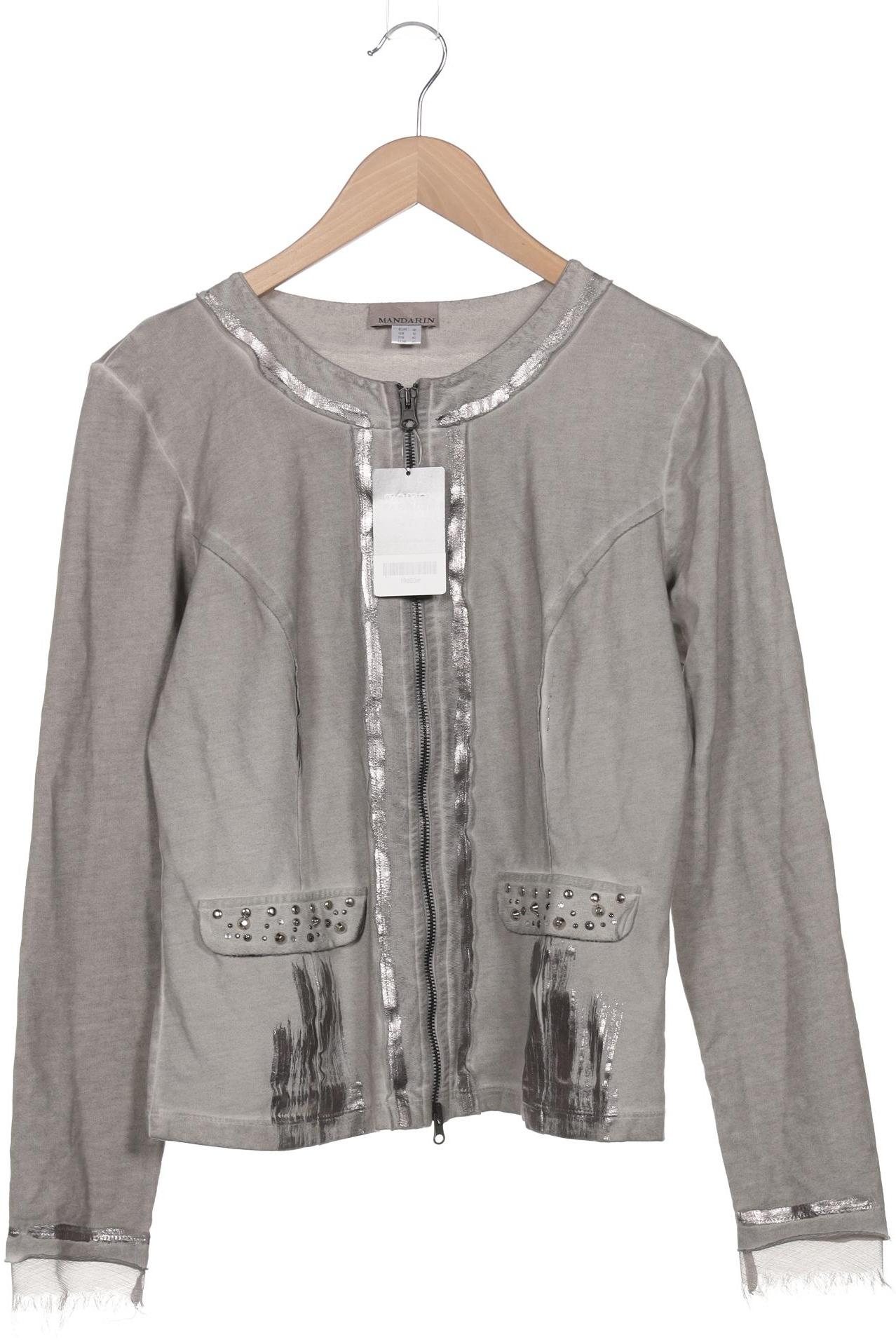 

Mandarin Damen Sweatshirt, grau, Gr. 38