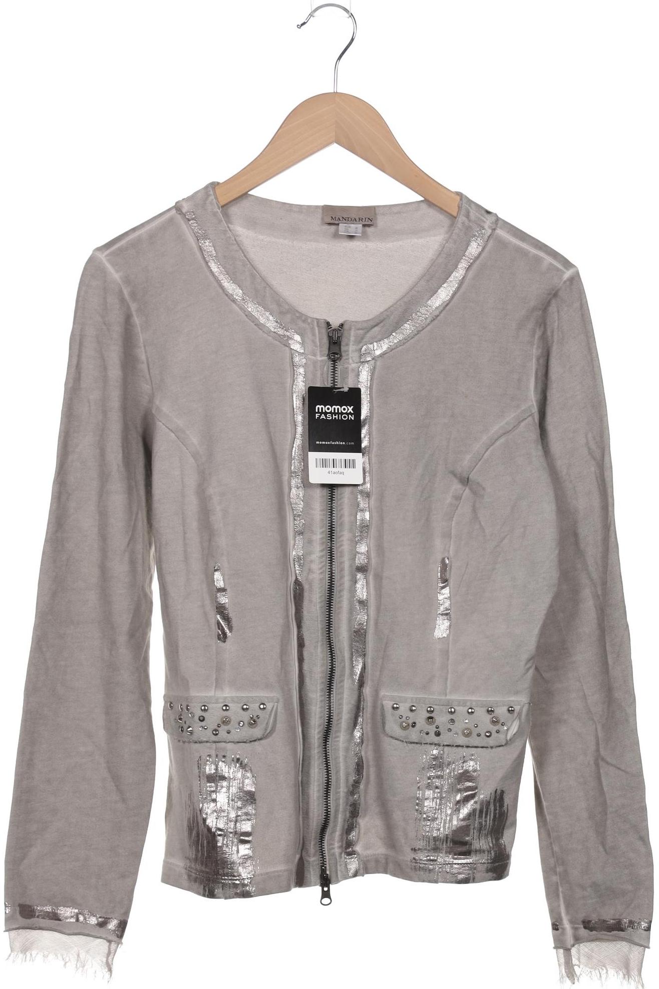 

Mandarin Damen Sweatshirt, grau, Gr. 38