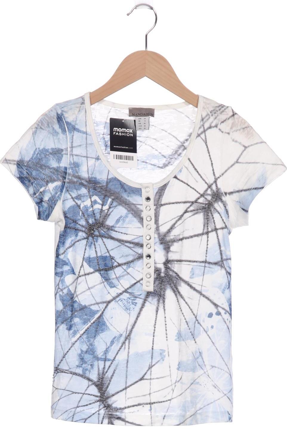 

Mandarin Damen T-Shirt, blau, Gr. 34