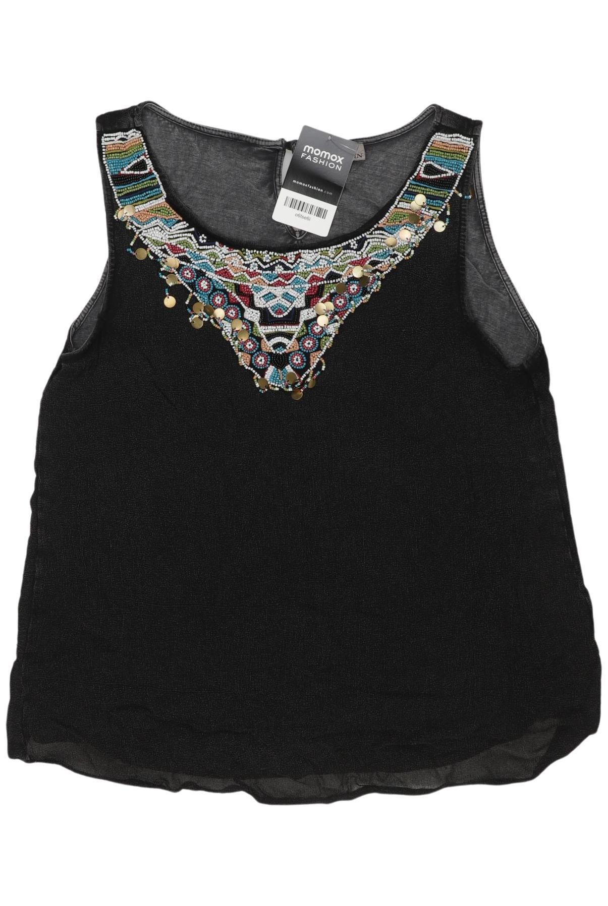 

Mandarin Damen Top, schwarz, Gr. 38