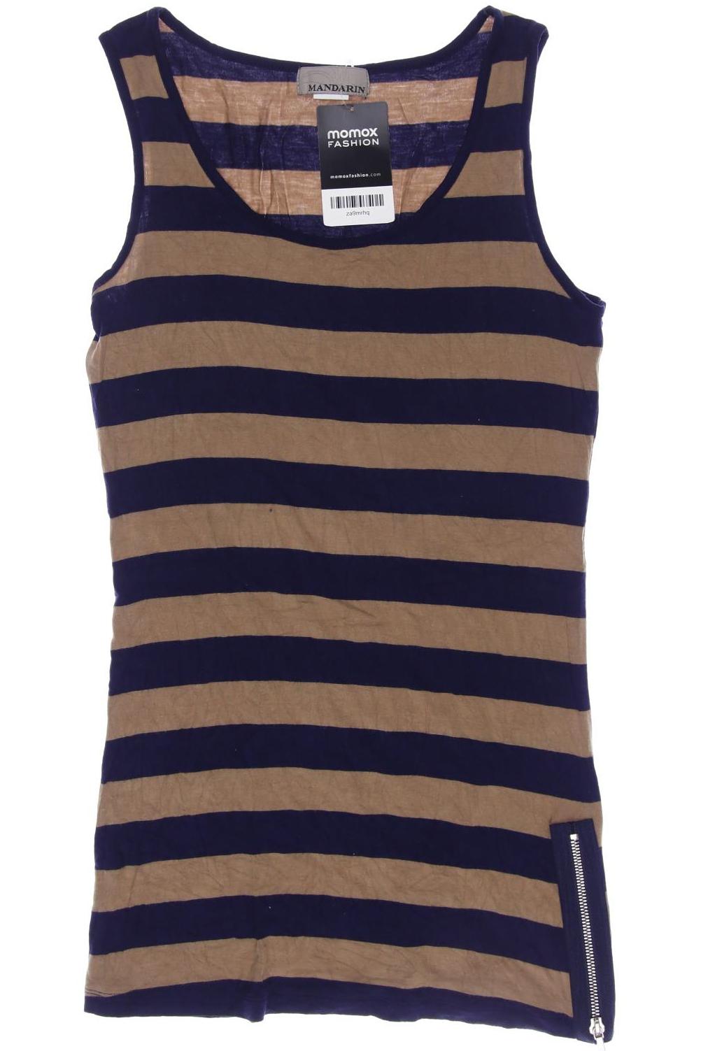

Mandarin Damen Top, marineblau, Gr. 36