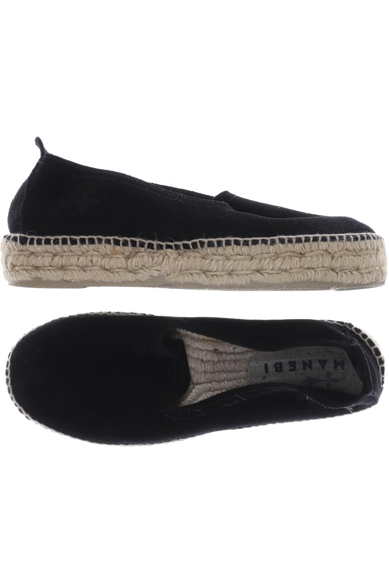 

Manebi Damen Halbschuh, schwarz, Gr. 38