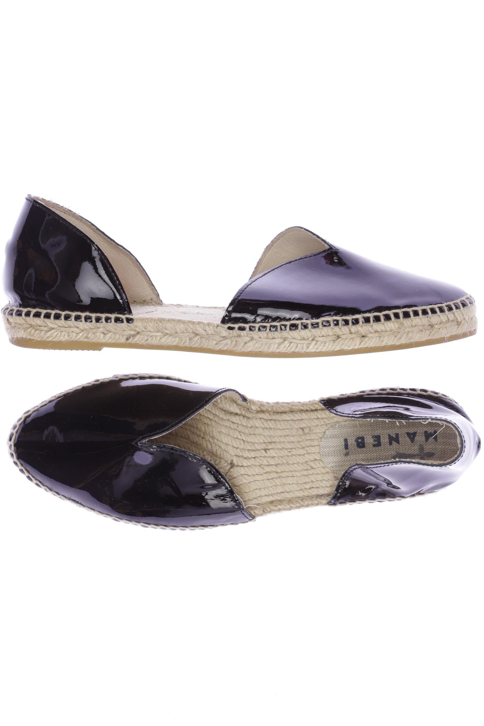 

Manebi Damen Halbschuh, schwarz, Gr. 40
