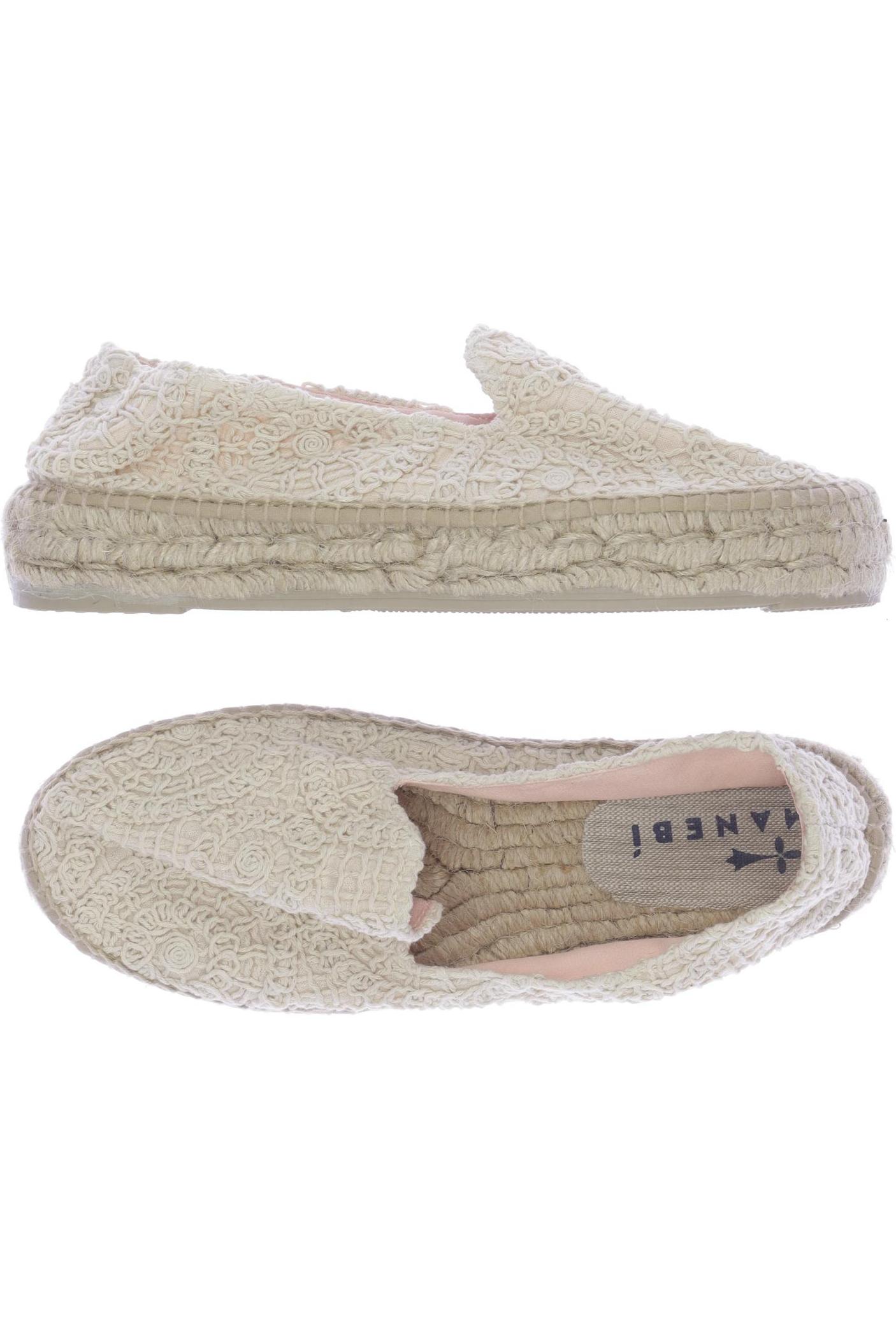 

Manebi Damen Halbschuh, cremeweiß, Gr. 40
