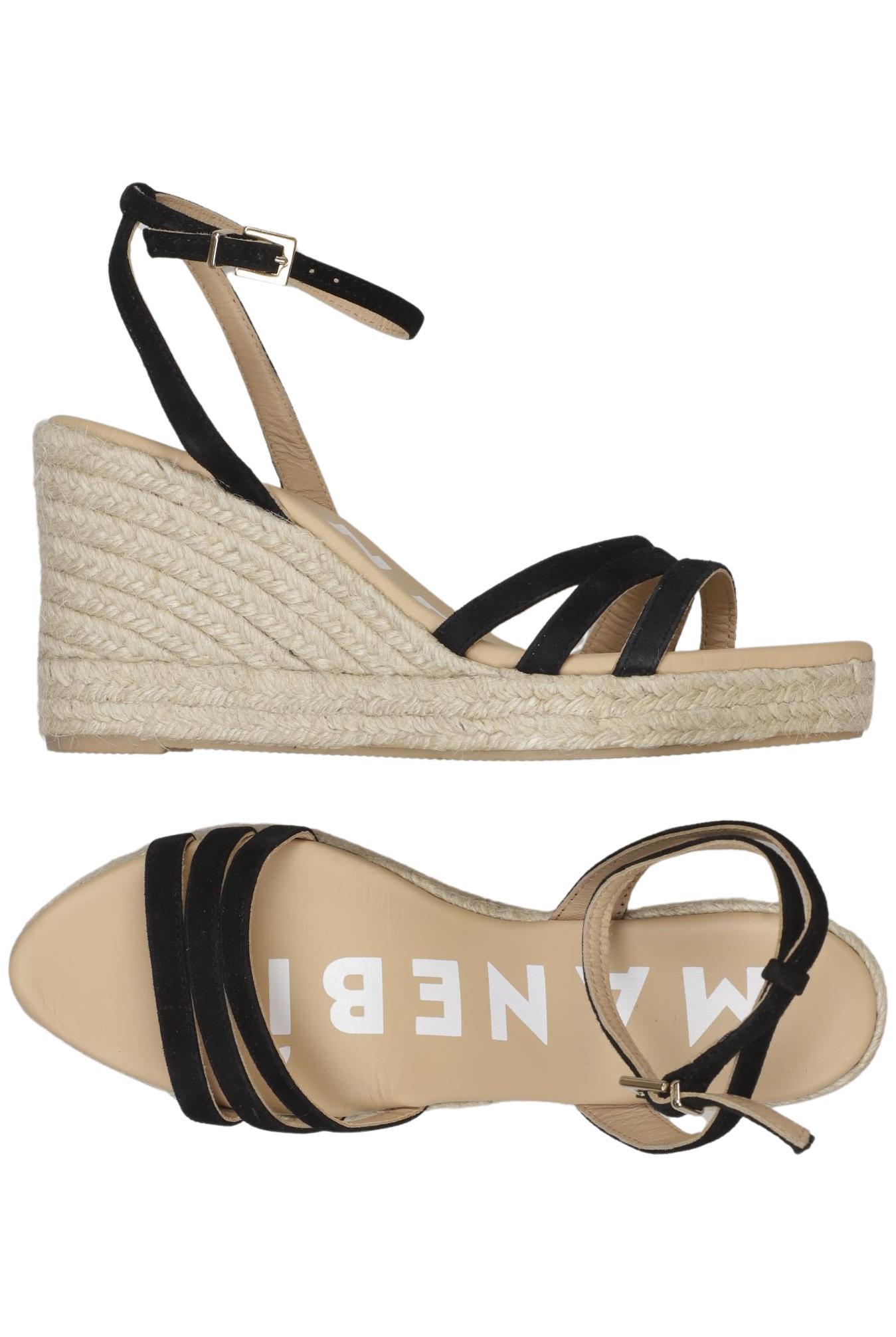 

Manebi Damen Sandale, schwarz, Gr. 40