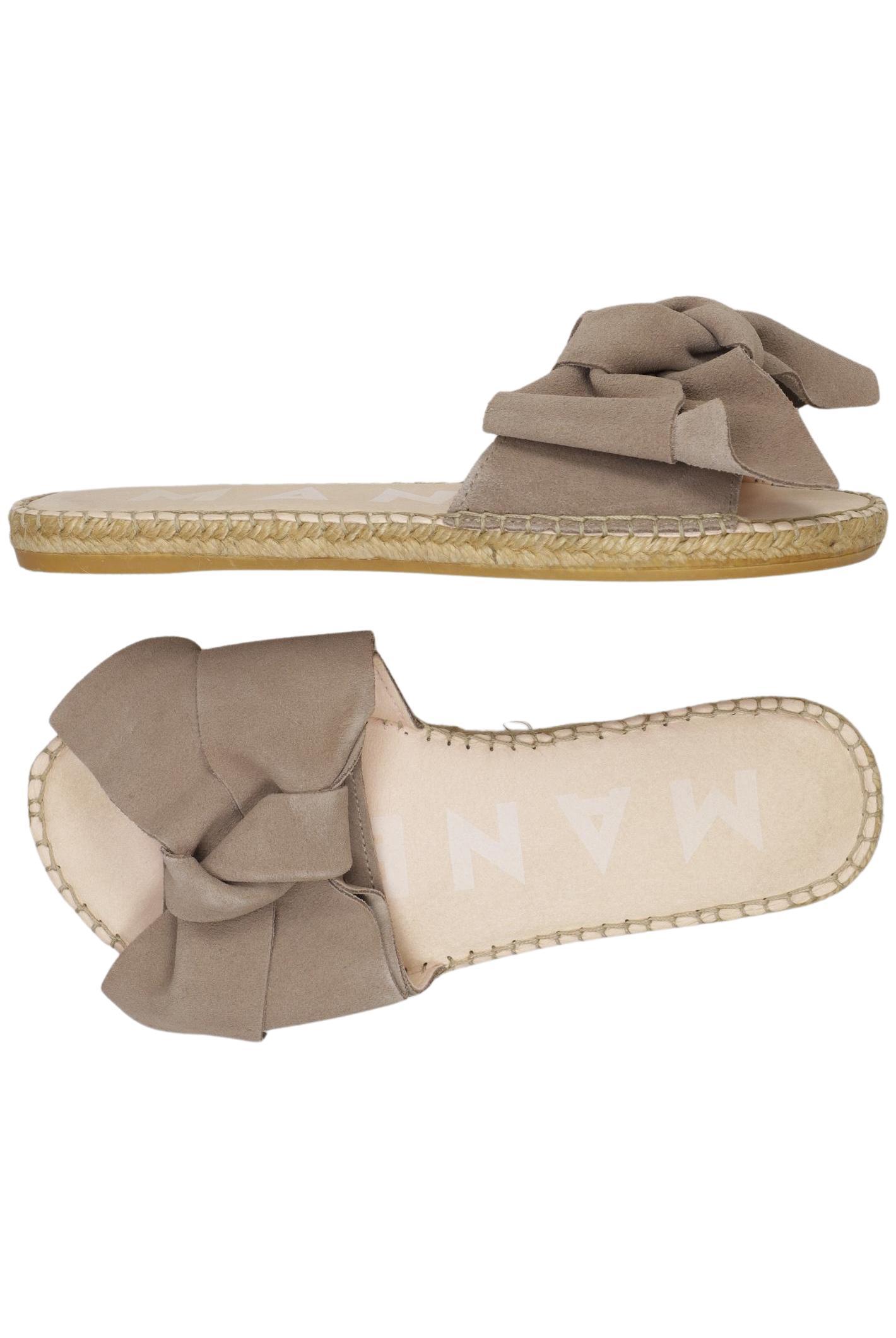 

Manebi Damen Sandale, beige, Gr. 36