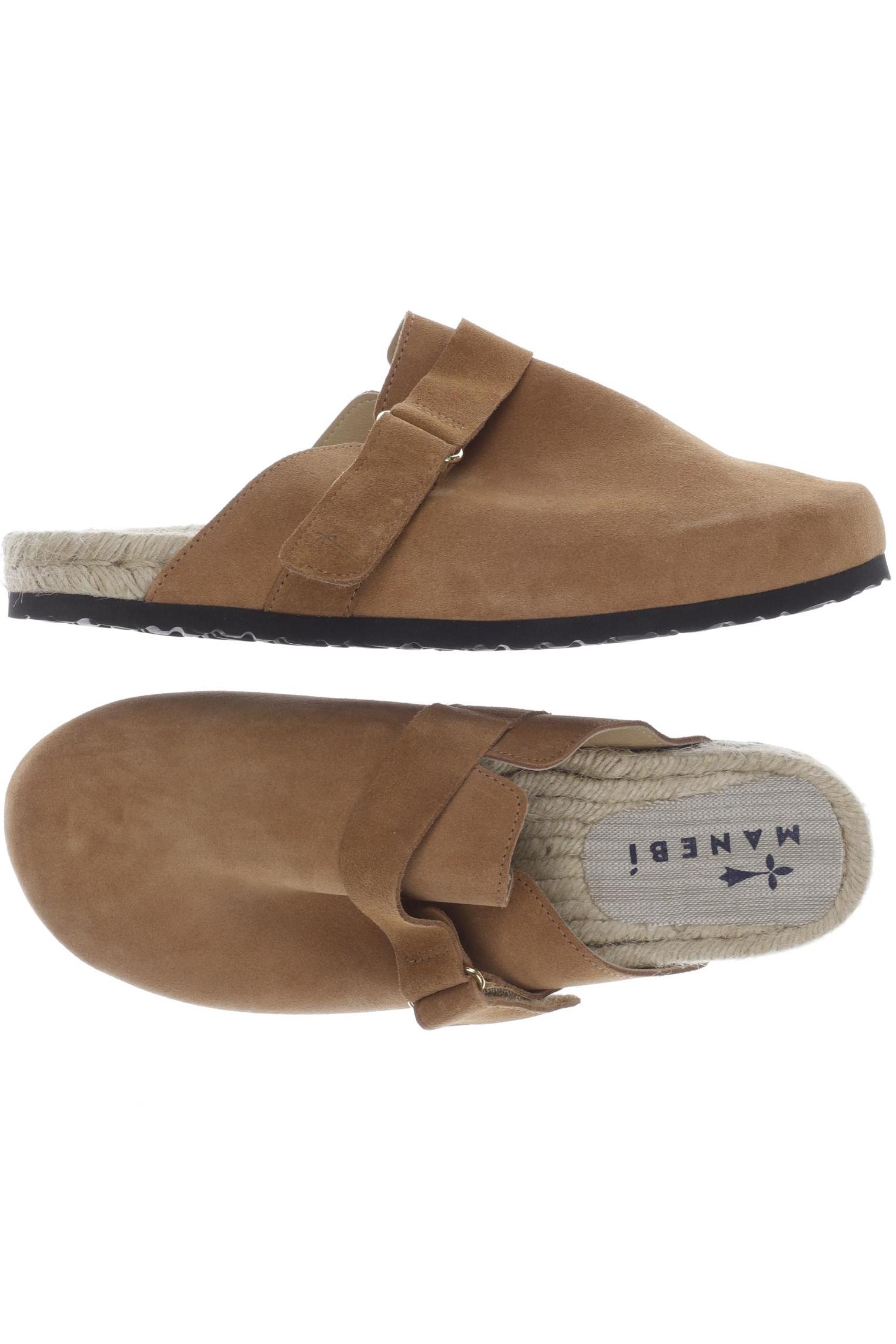 

Manebi Damen Sandale, beige, Gr. 41