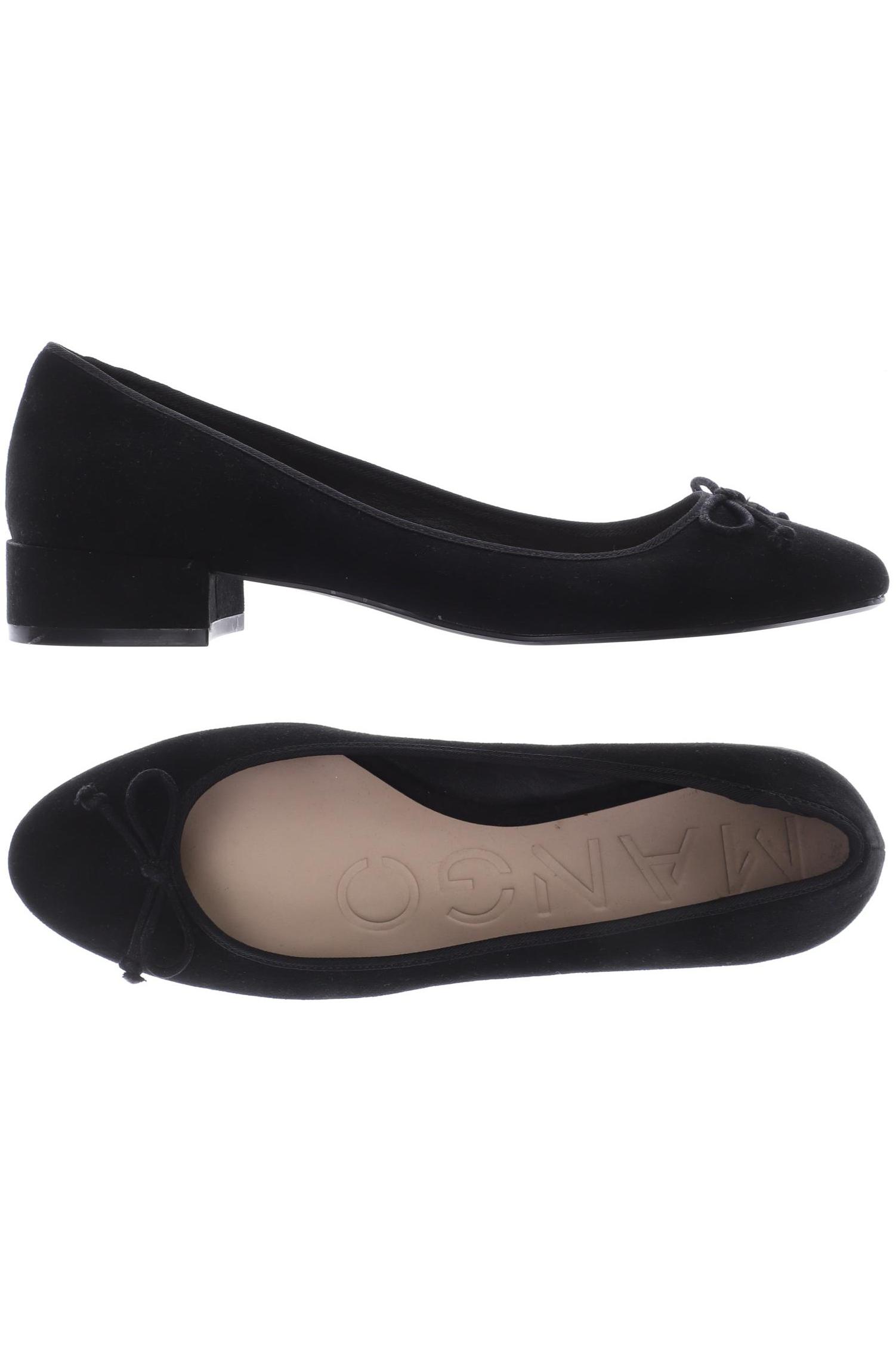 

MANGO Damen Ballerinas, schwarz