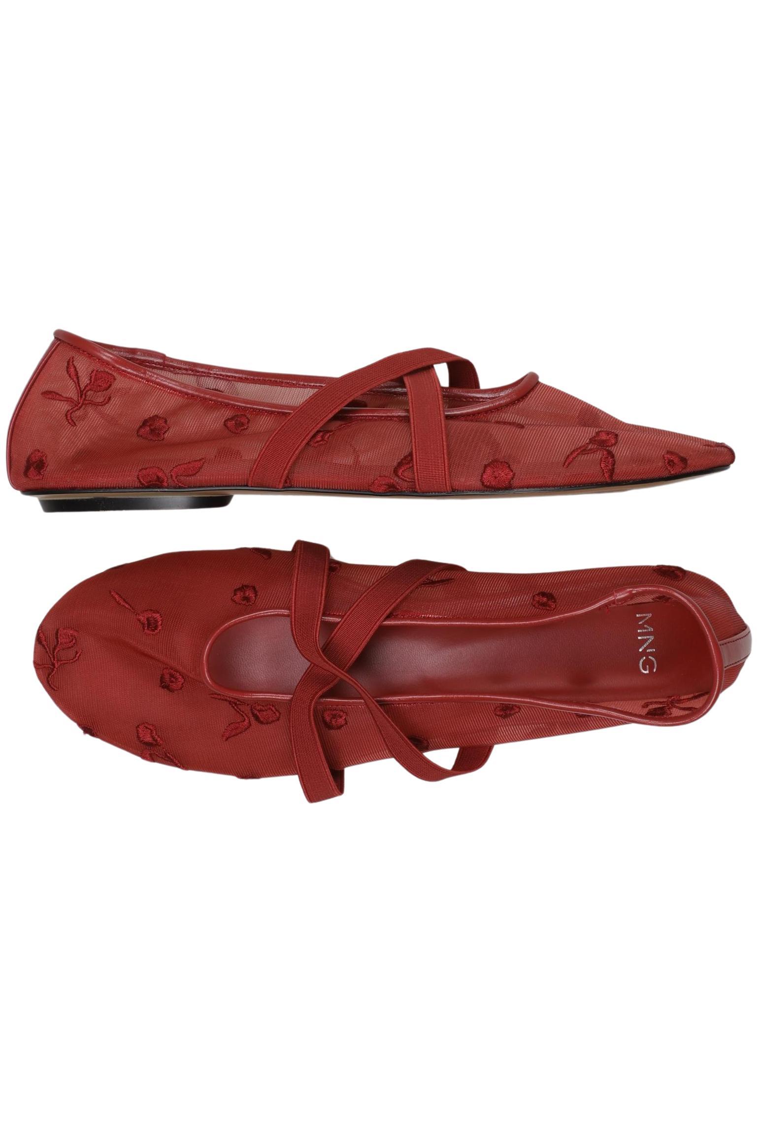 

Mango Damen Ballerinas, rot, Gr. 40