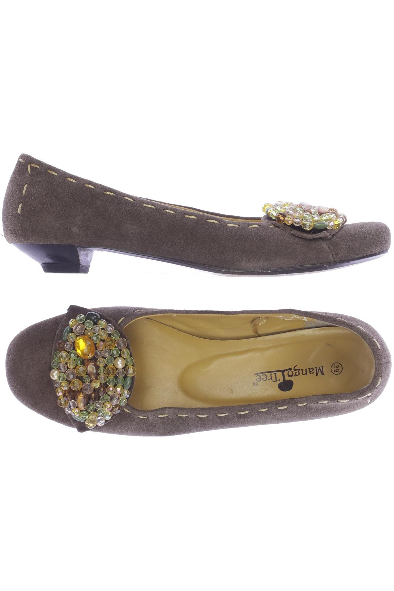 

MANGO Damen Ballerinas, braun