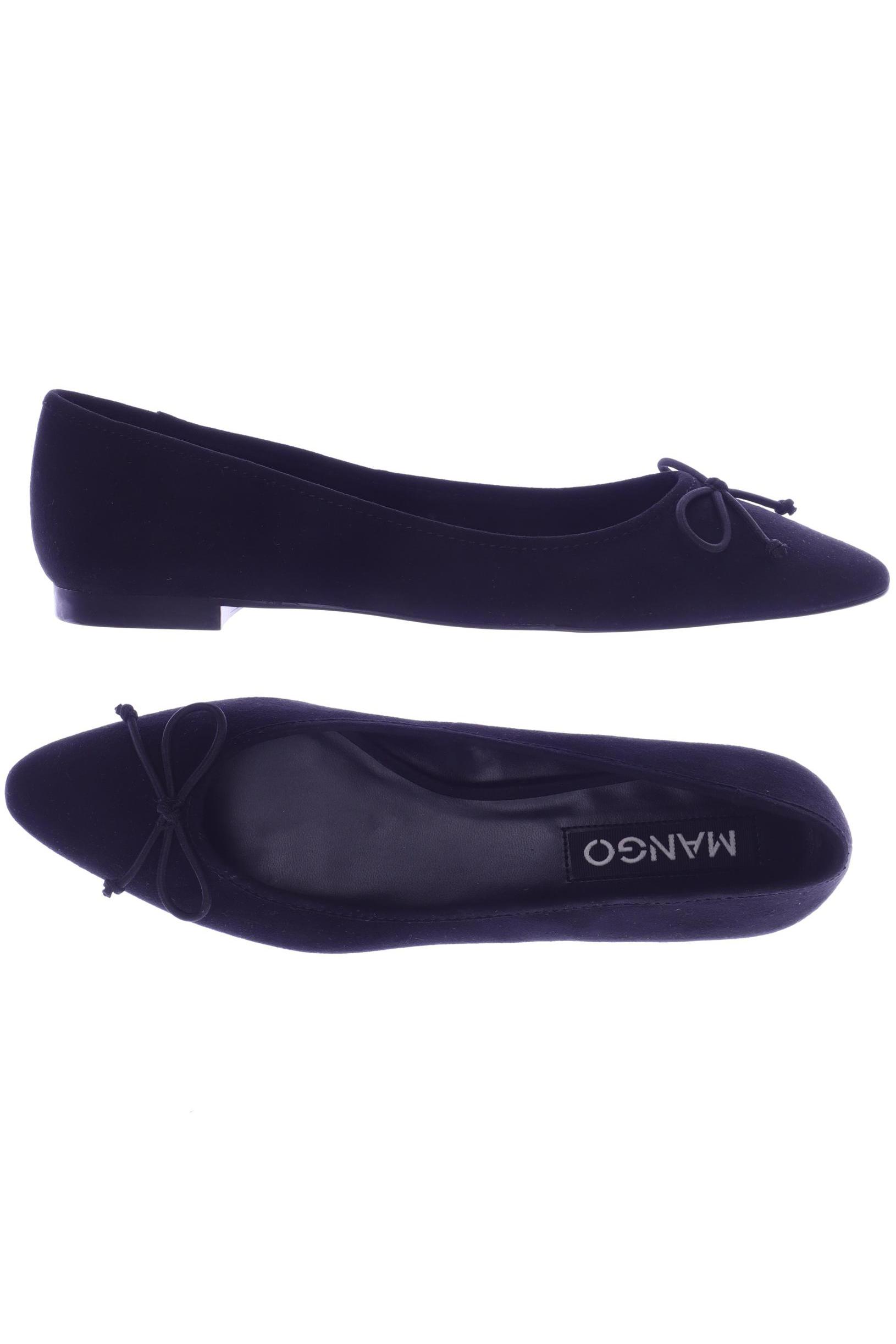 

MANGO Damen Ballerinas, schwarz