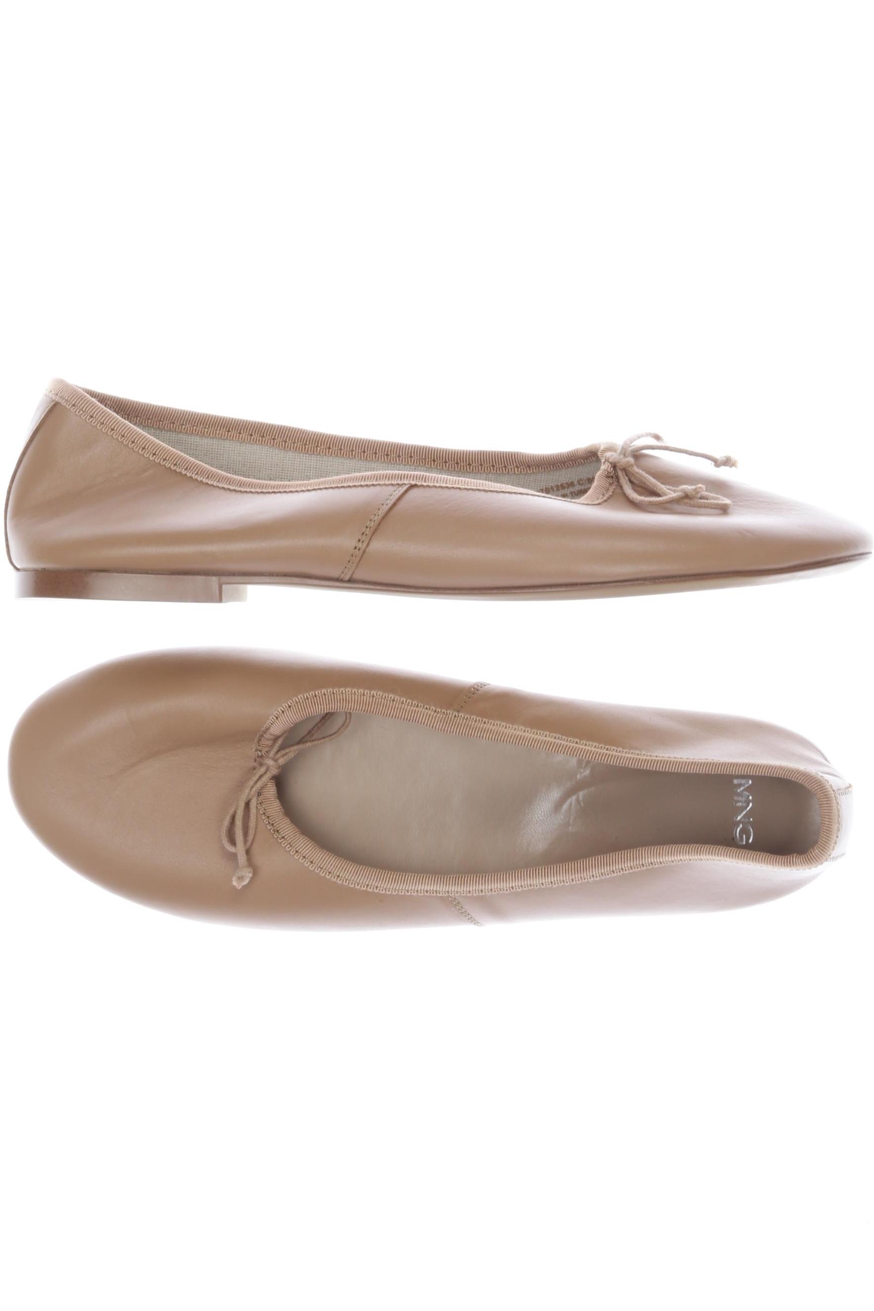 

Mango Damen Ballerinas, beige, Gr. 39