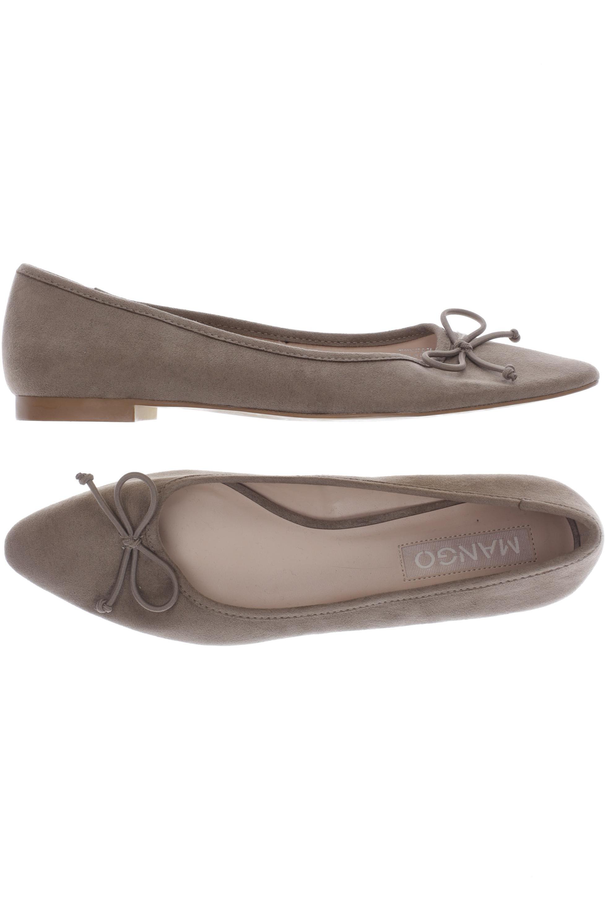 

Mango Damen Ballerinas, beige, Gr. 38