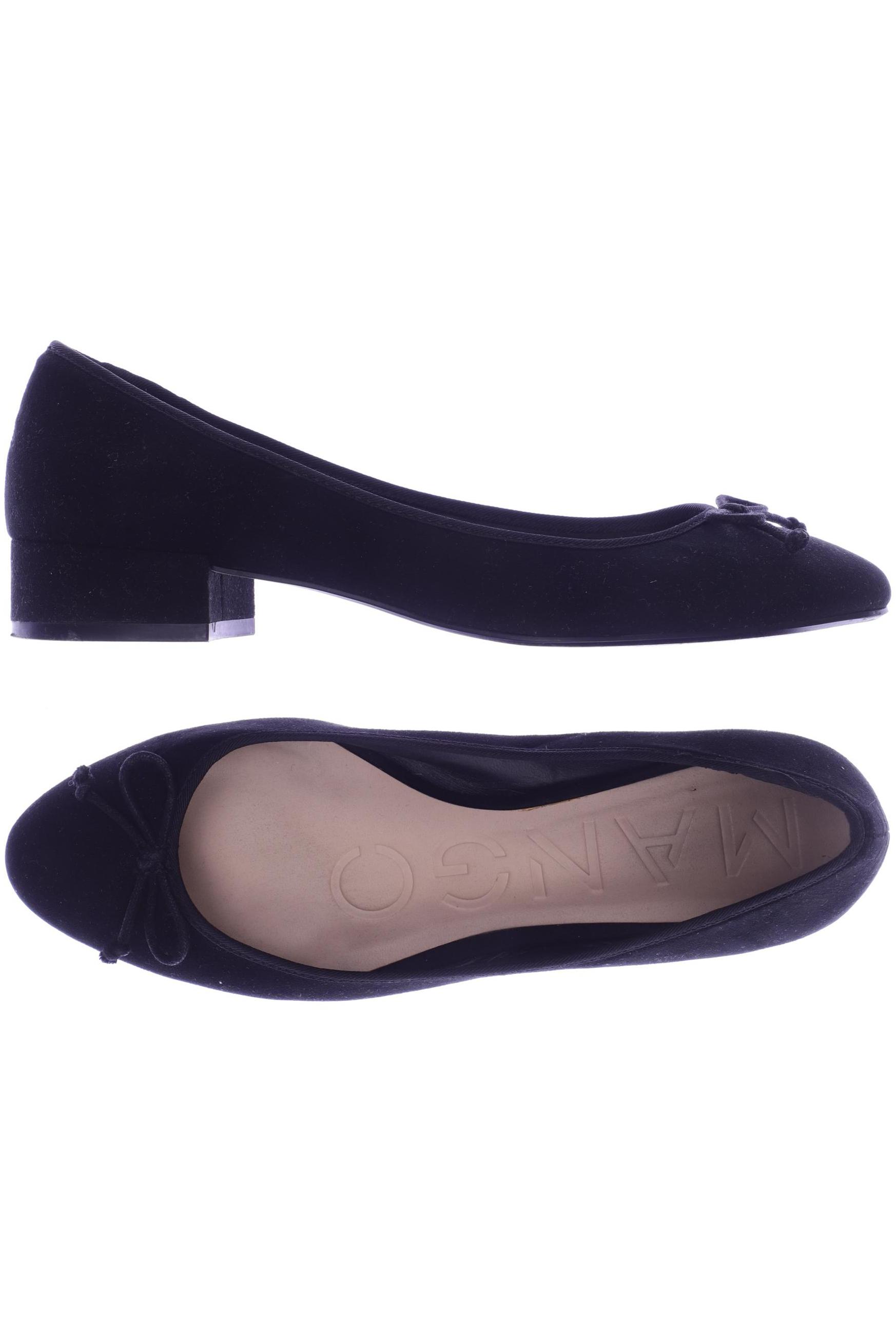 

MANGO Damen Ballerinas, schwarz