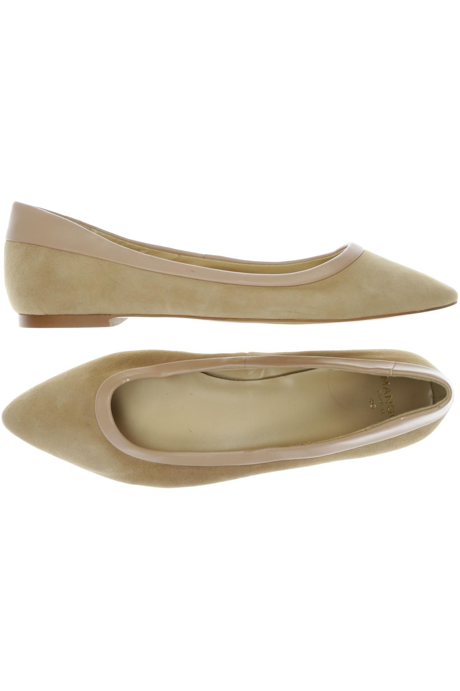 

Mango Damen Ballerinas, beige, Gr. 40