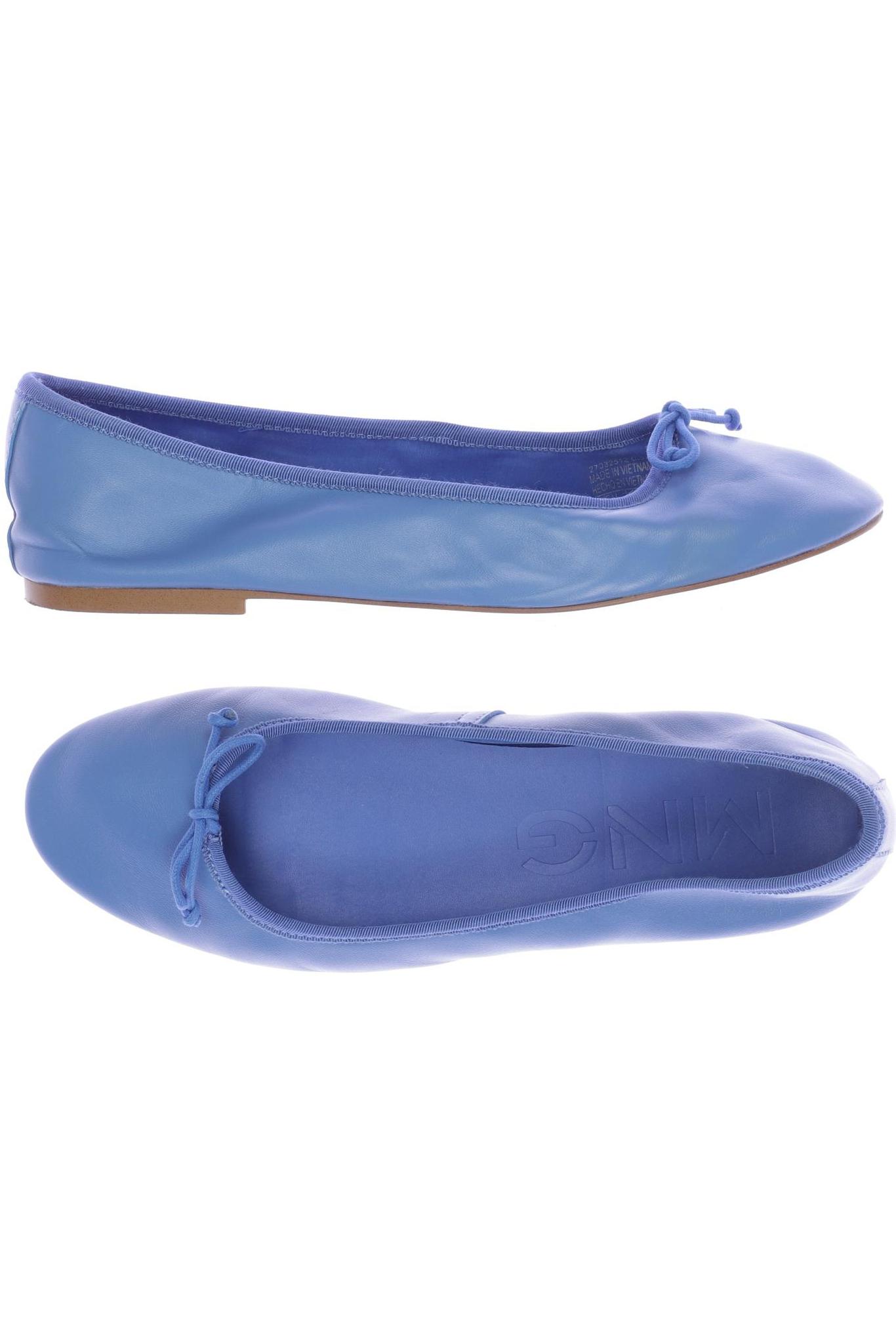 

Mango Damen Ballerinas, blau, Gr. 40