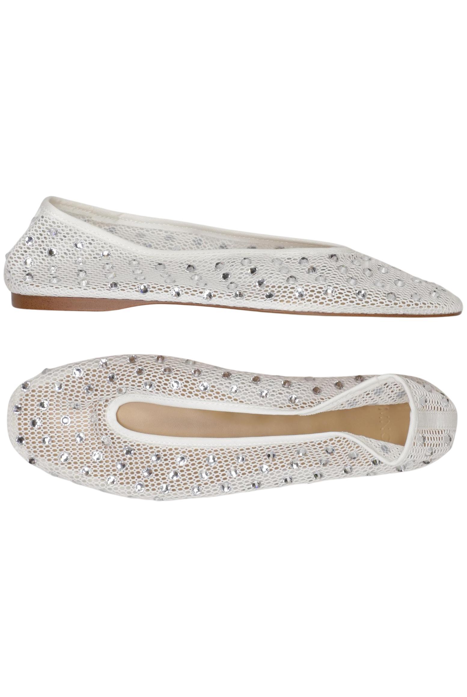 

Mango Damen Ballerinas, weiß, Gr. 38