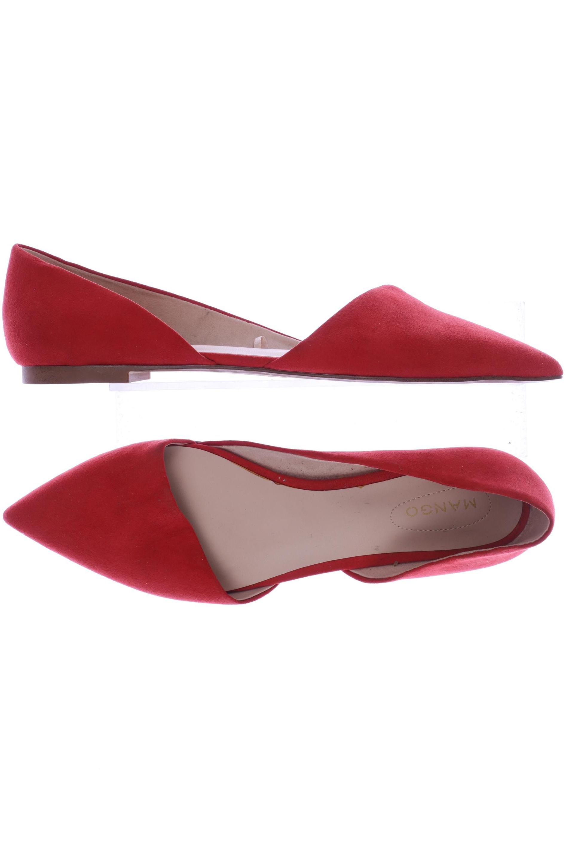 

Mango Damen Ballerinas, rot, Gr. 37