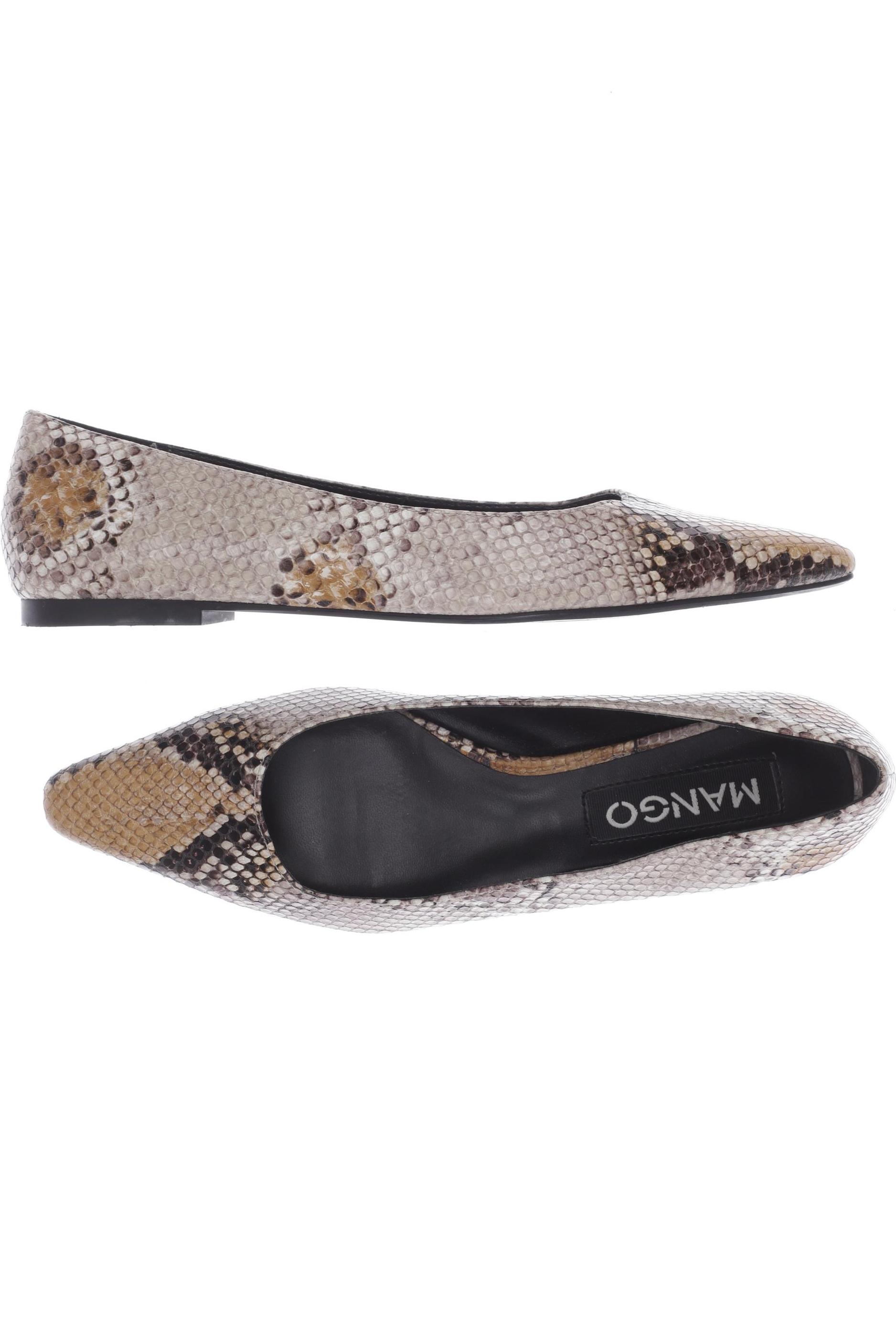

Mango Damen Ballerinas, beige, Gr. 37
