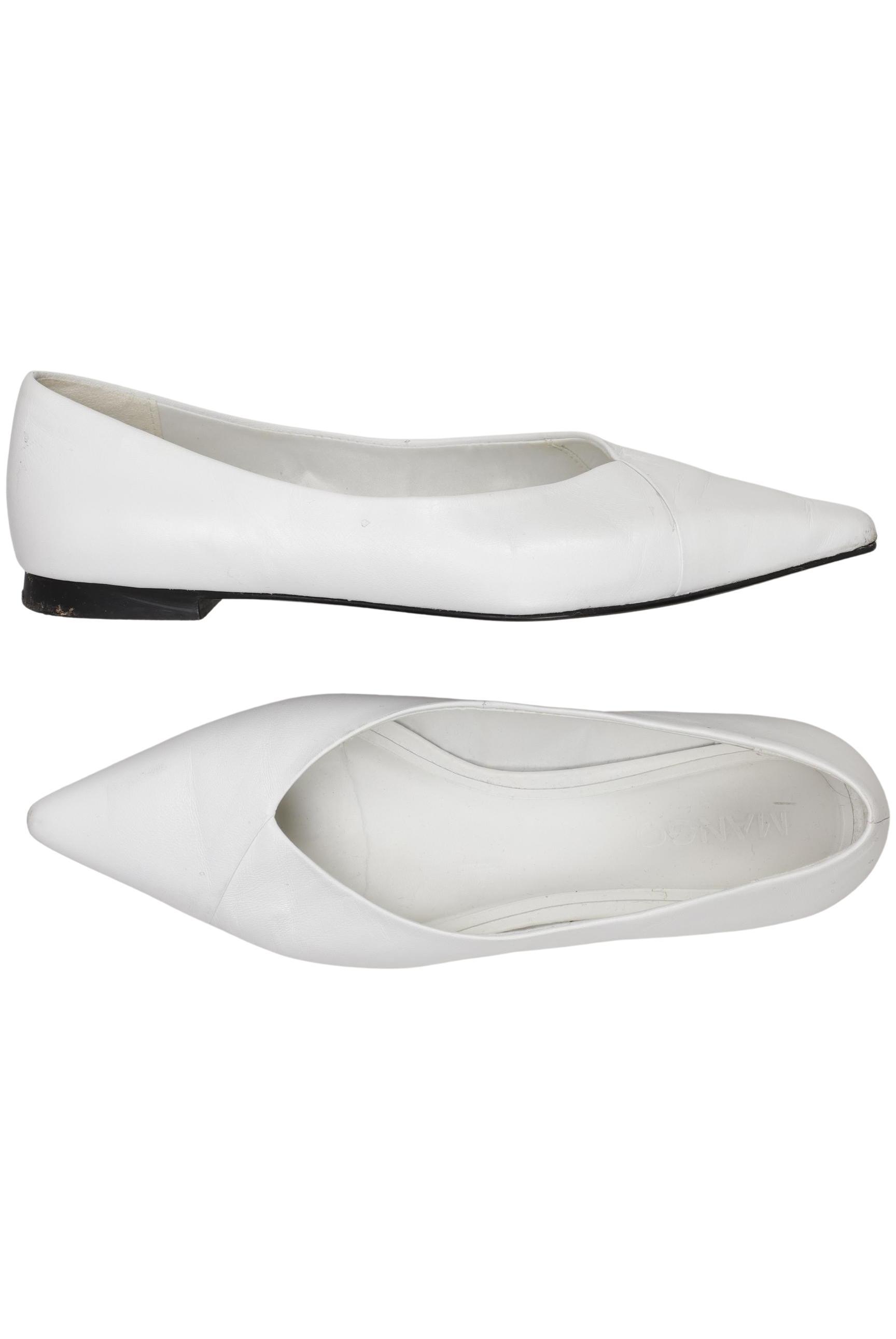 

Mango Damen Ballerinas, weiß, Gr. 36