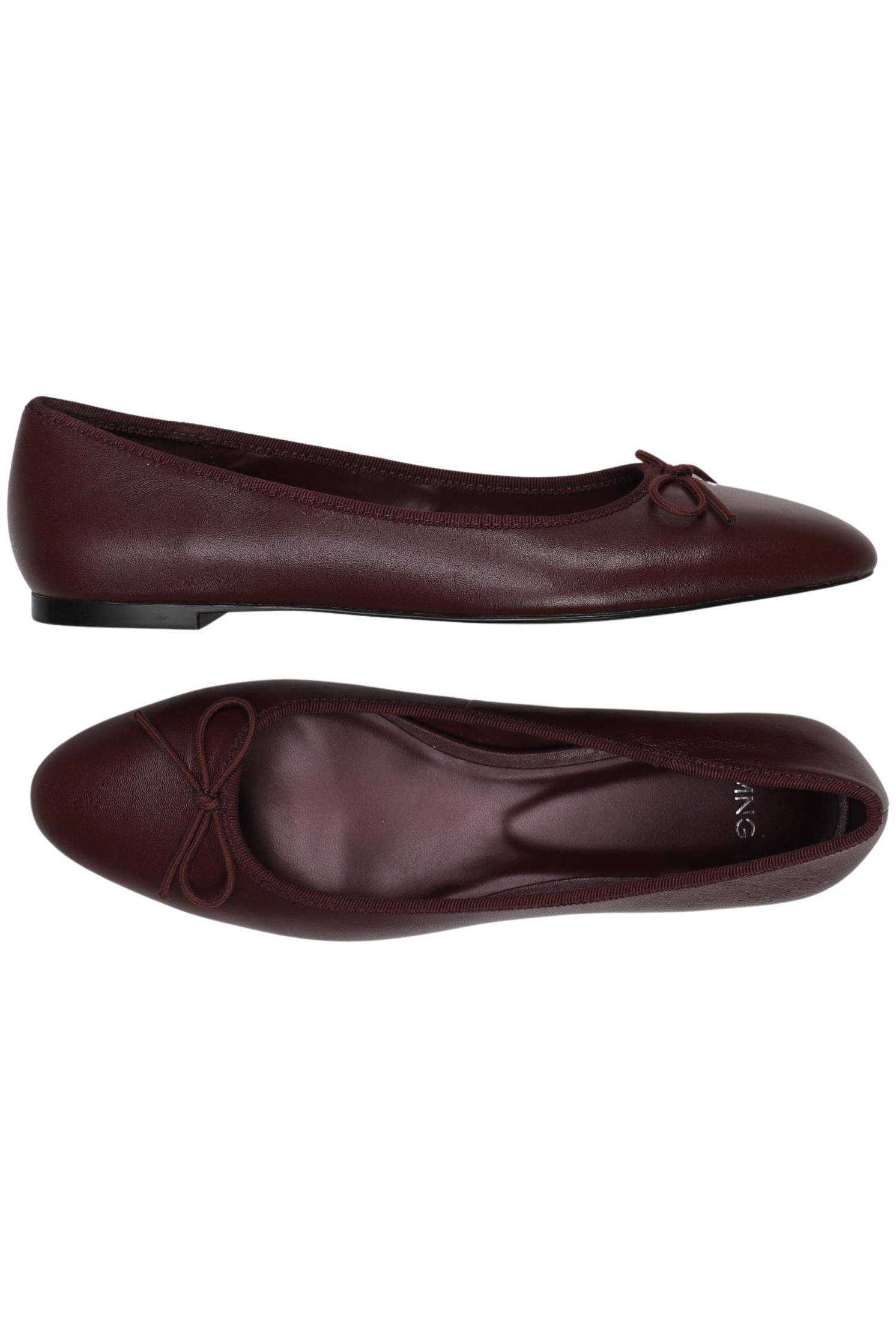 

Mango Damen Ballerinas, bordeaux, Gr. 37