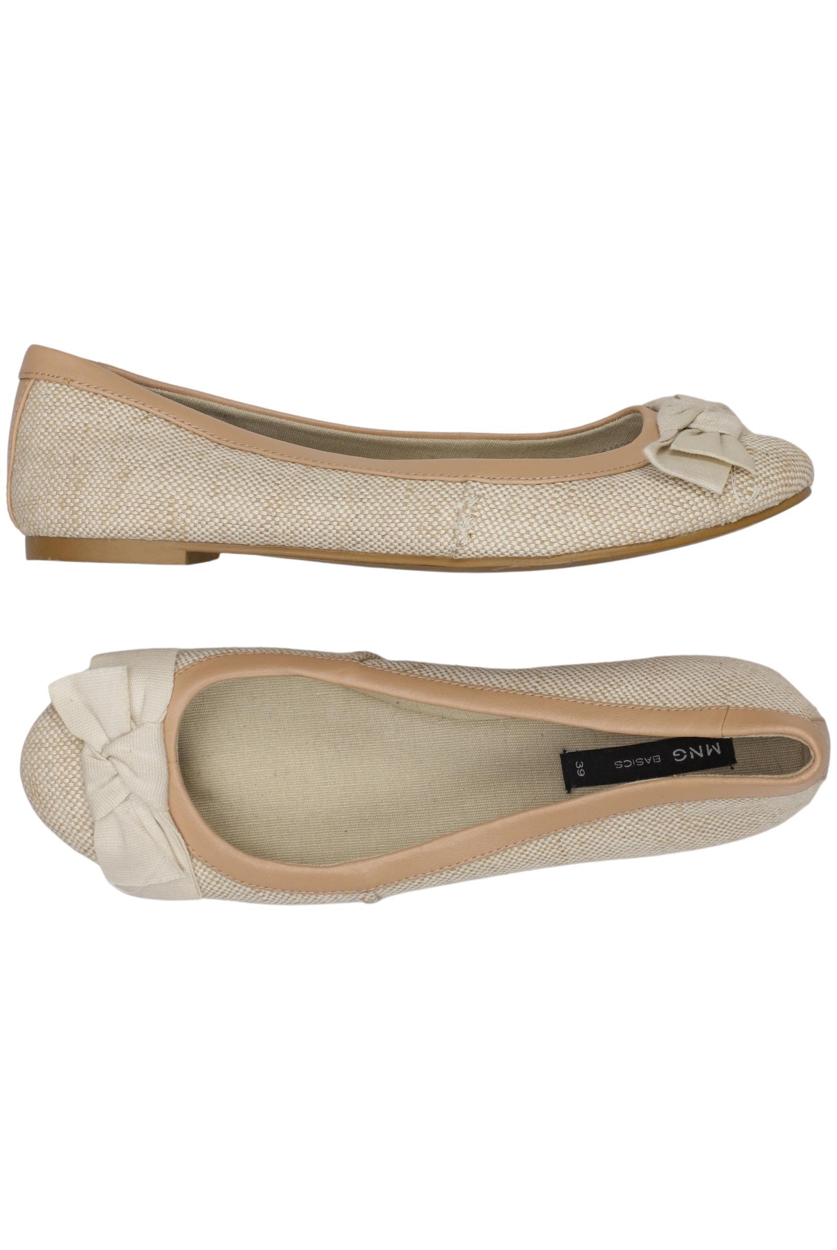 

Mango Damen Ballerinas, beige, Gr. 39