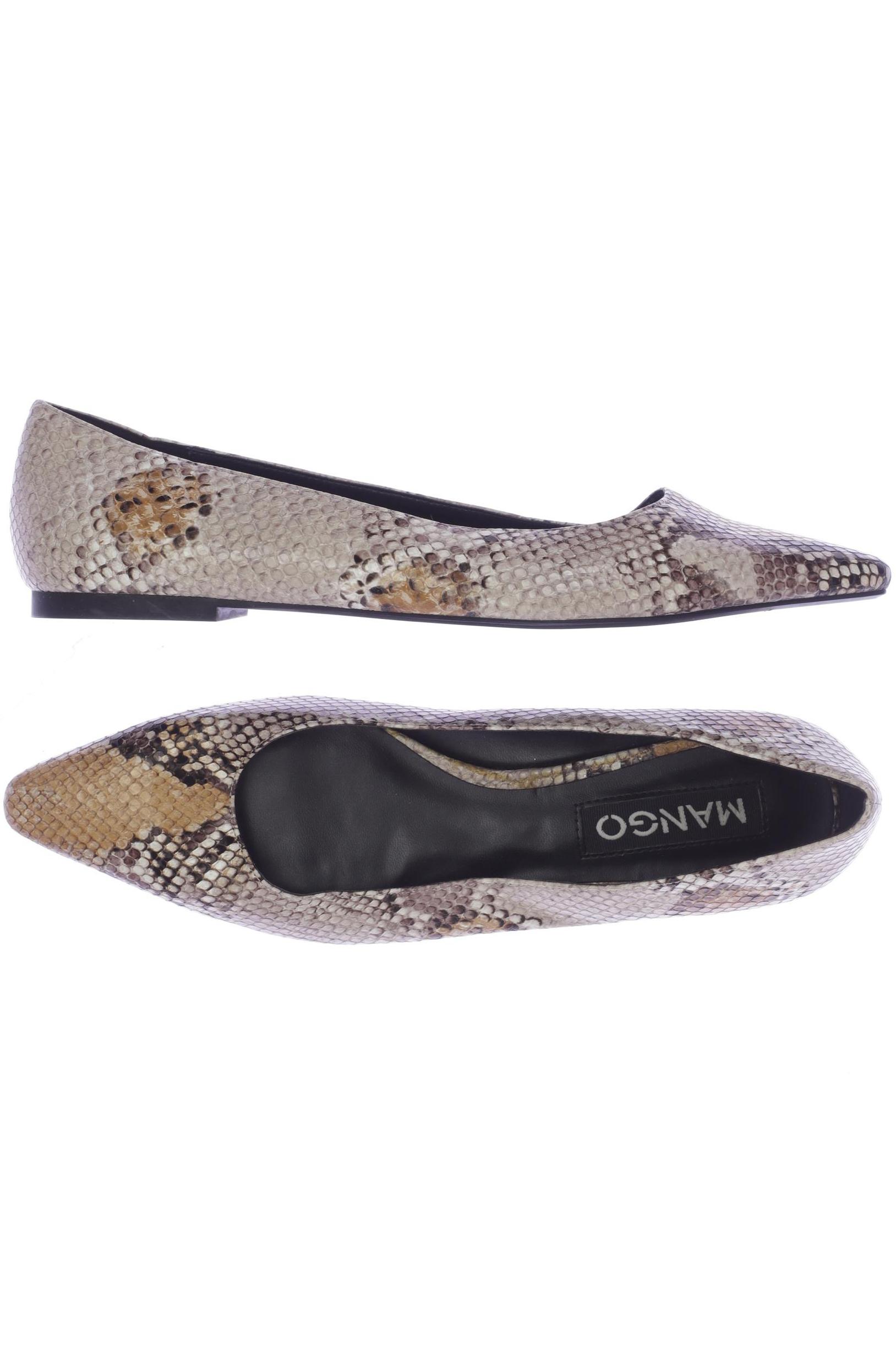 

MANGO Damen Ballerinas, braun