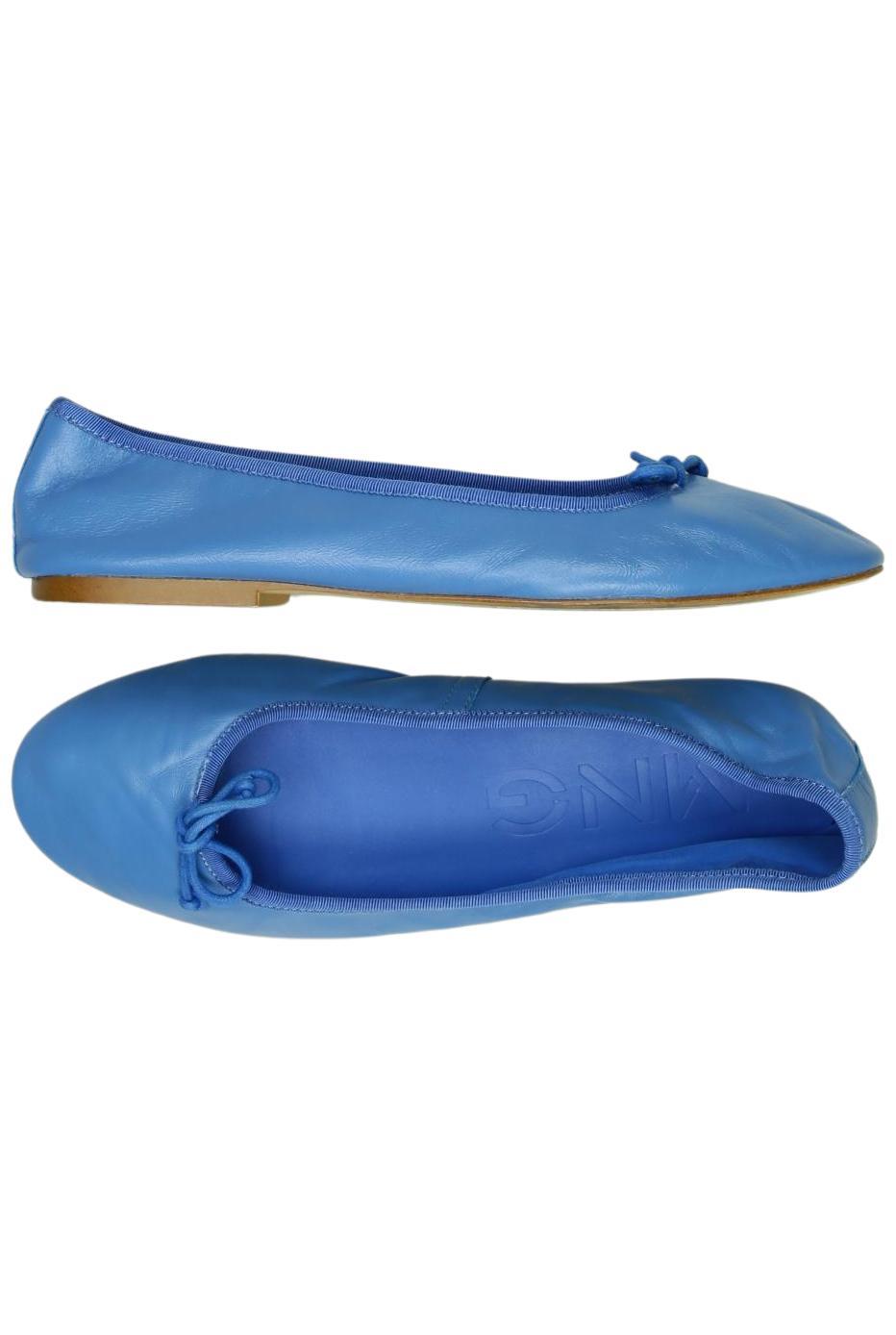 

Mango Damen Ballerinas, blau, Gr. 39