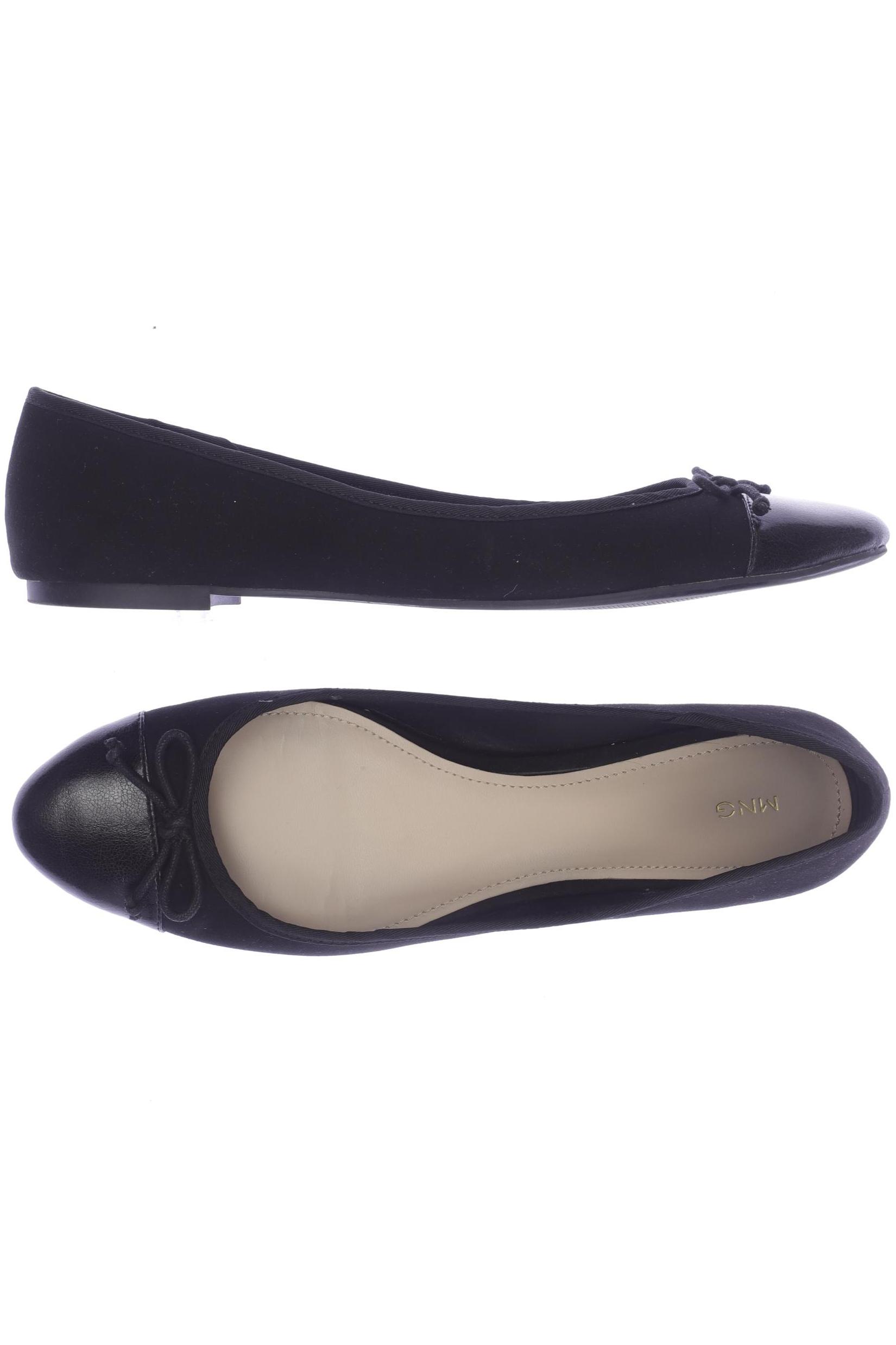 

MANGO Damen Ballerinas, schwarz